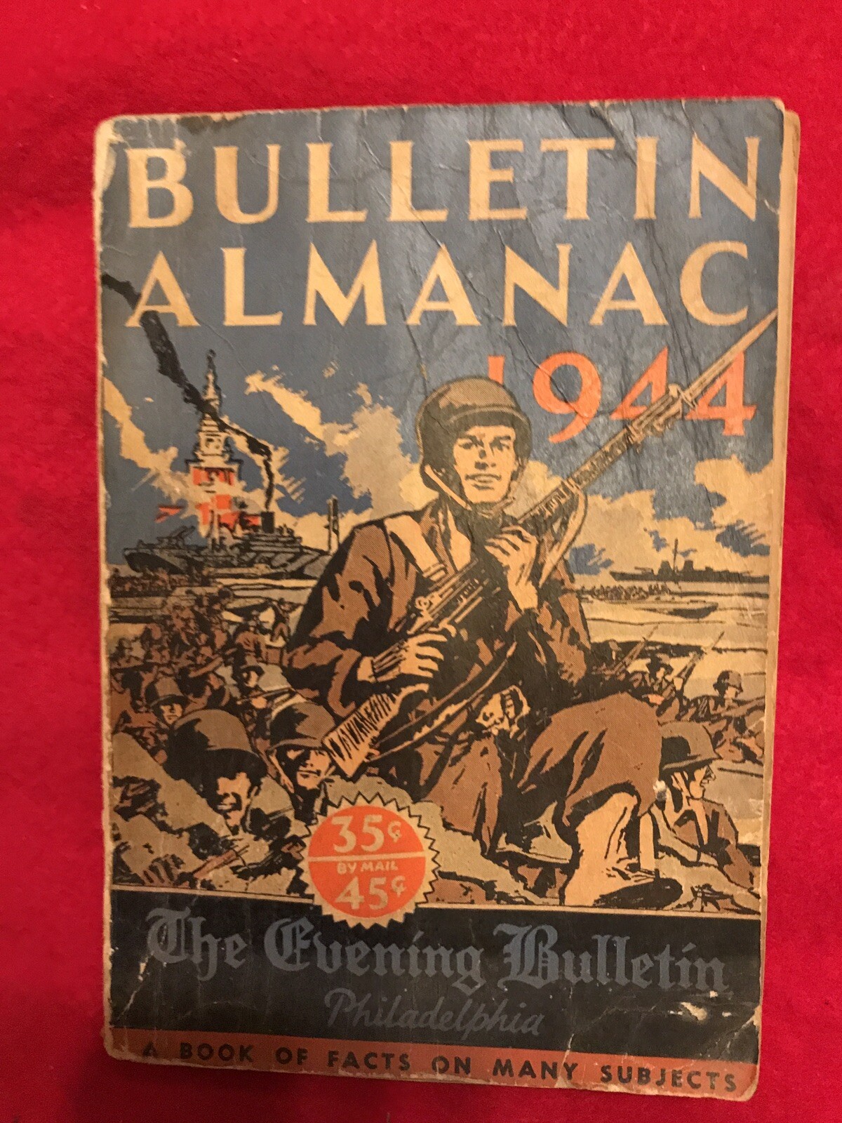 Bulletin Almanac 1944 The Evening Bulletin Philadelphia PA Vintage