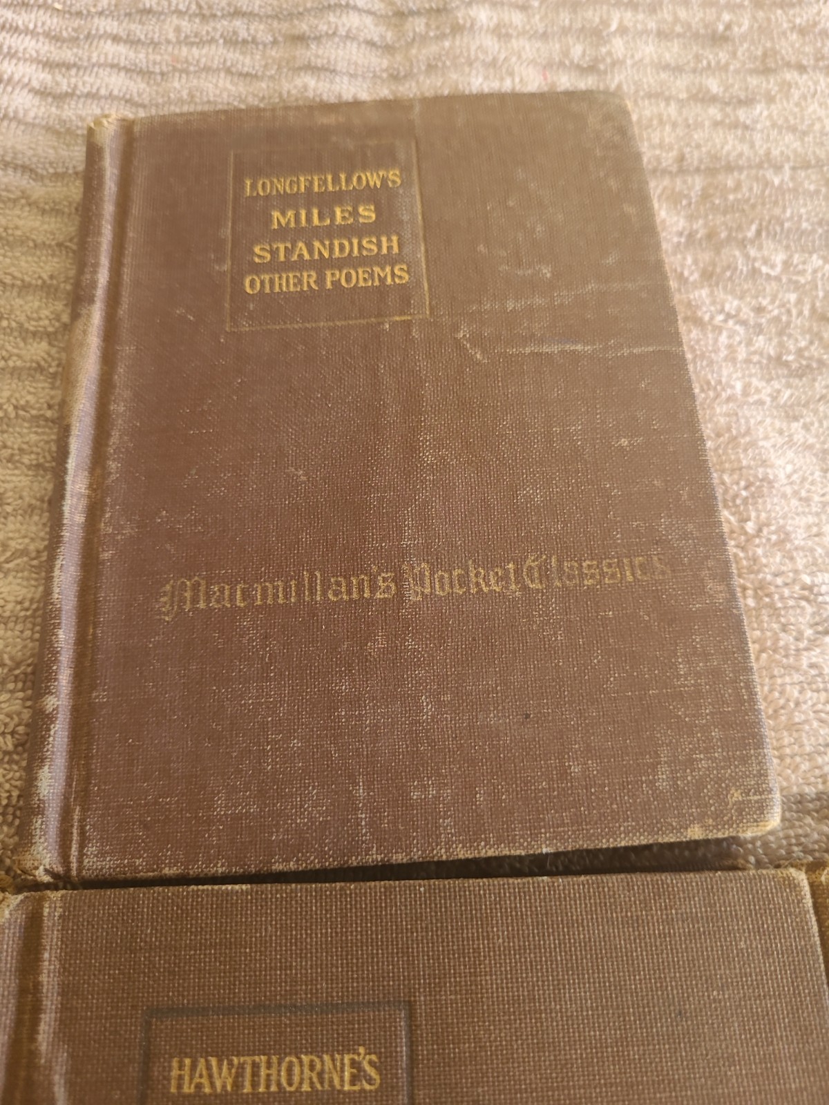 Antique Macmillan Pocket Classics Lot of 7 Mini Books 1920s