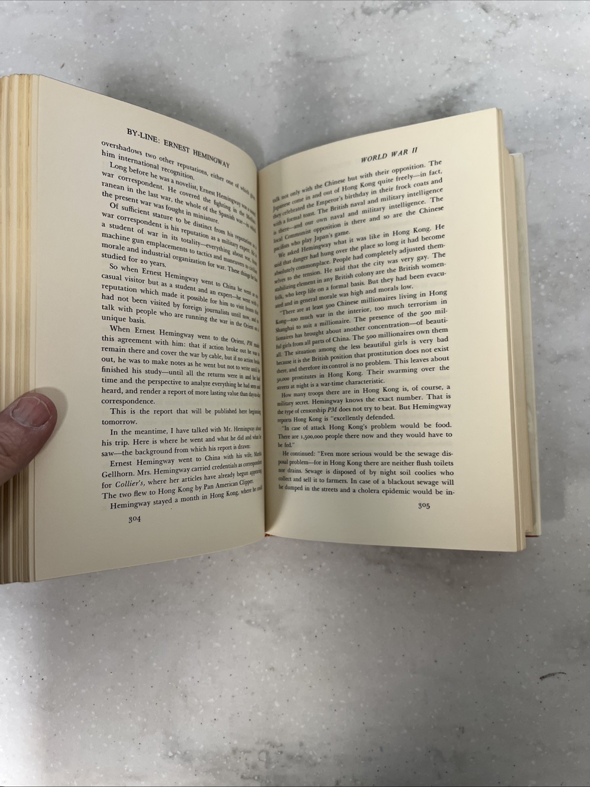 William White | By-Line: Earnest Hemingway First Edition First Printing 1967