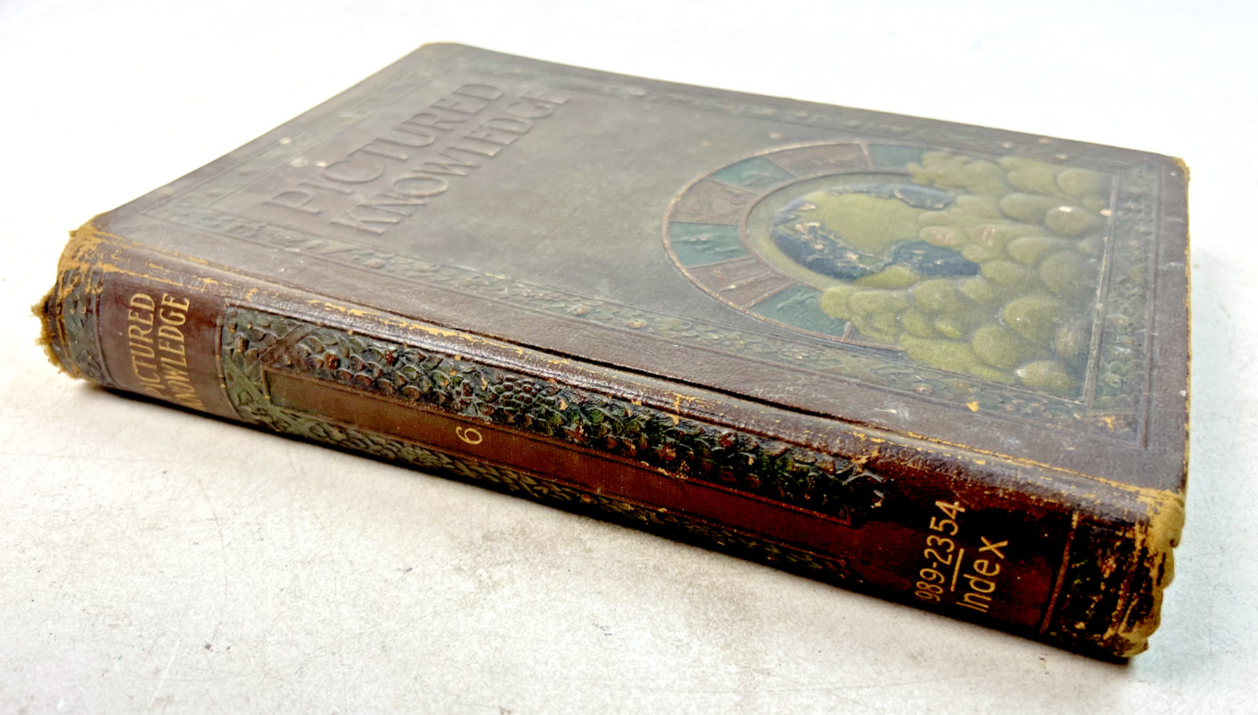 1926 Pictured Knowledge: The New Method of Visual Instruction Volume 6 Book