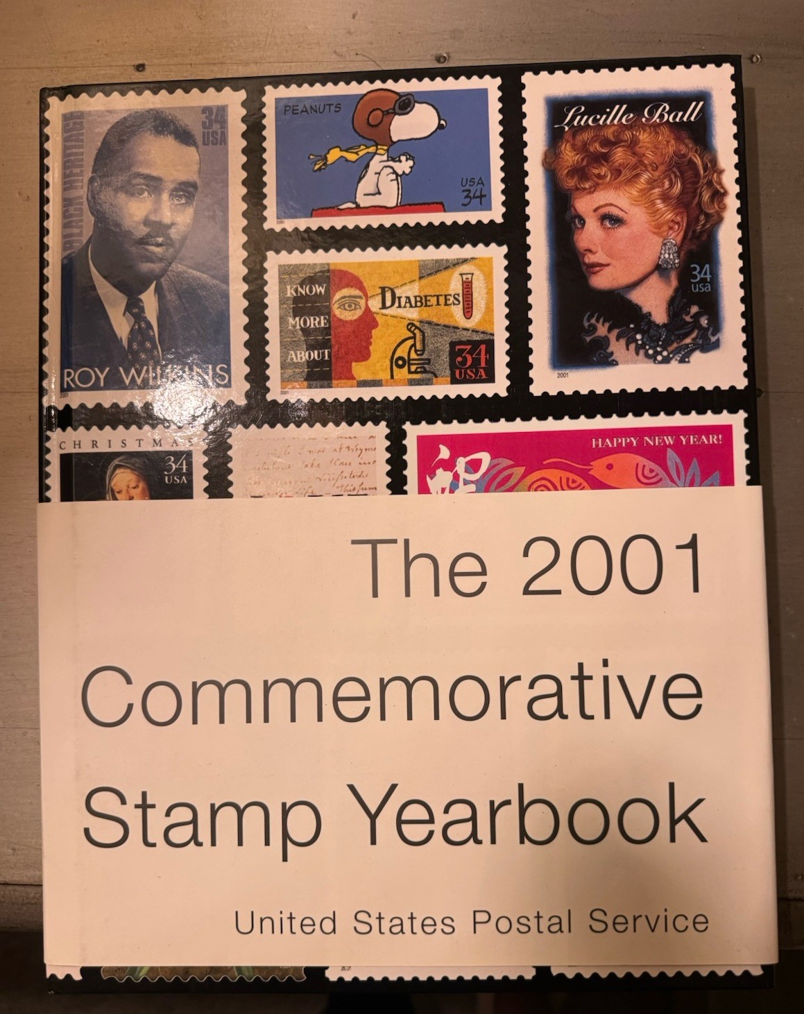USPS 2001 Commemorative Stamp Yearbook United States Postal Service Collectible