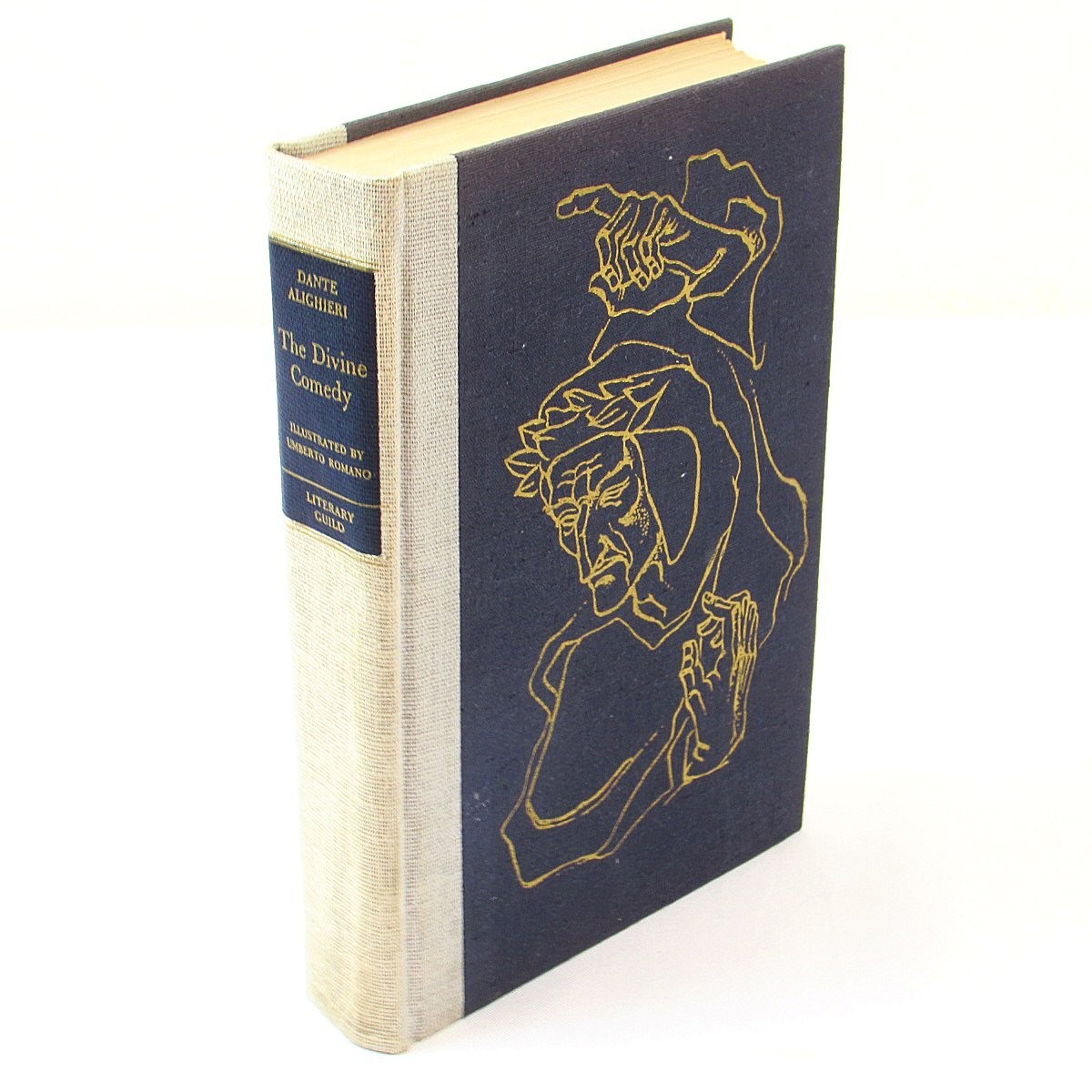 The Divine Comedy Dante Alighieri 1946 Literary Guild HC Illus Umberto Romano