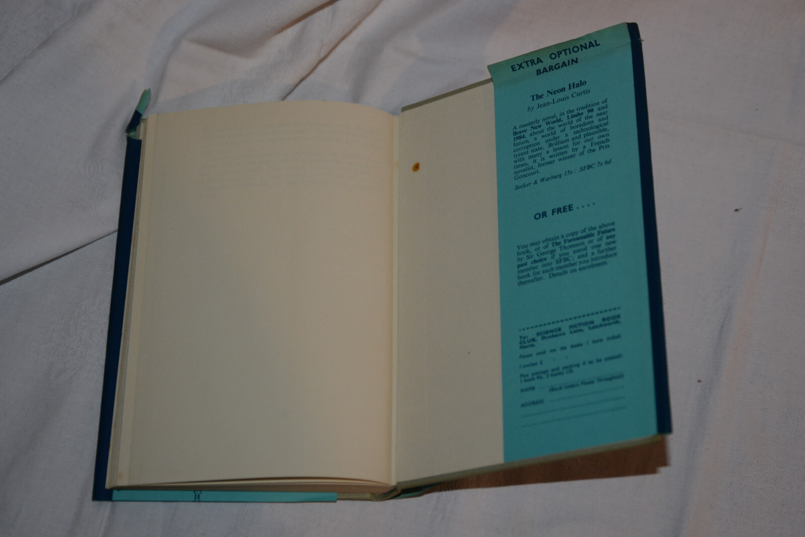 A CASE OF CONSCIENCE, James Blish, Science Fiction Book Club 1960, Hardback