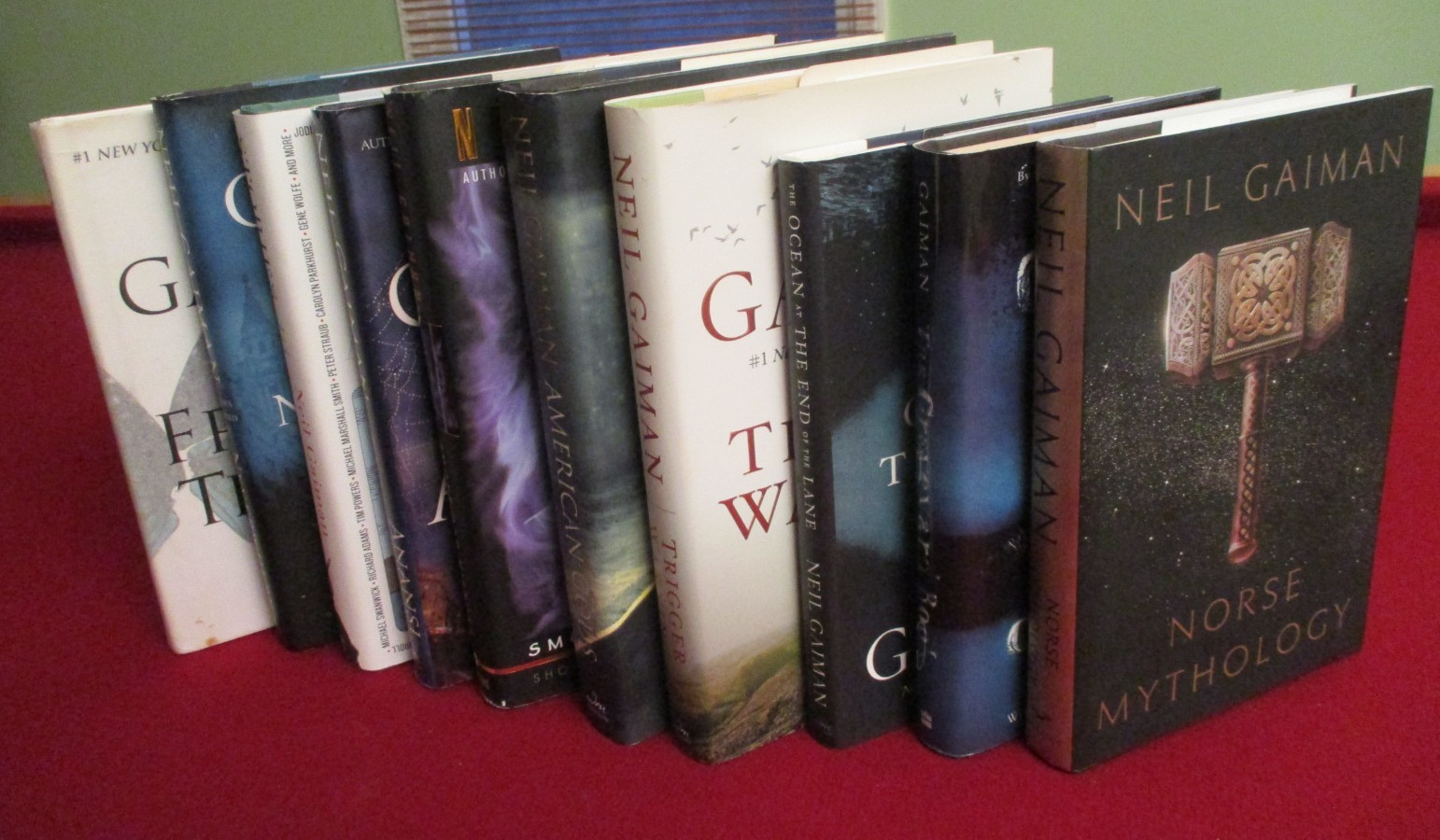 10 Neil Gaiman Books ~ American Gods ~ Fragile Things ~ Neverwhere ~ Anansi Boys