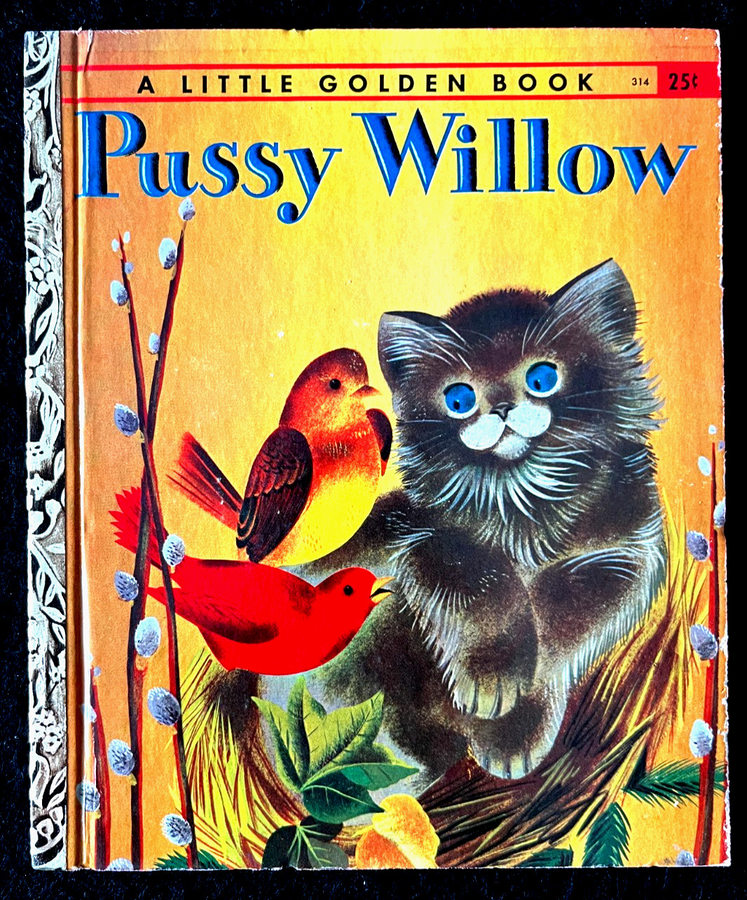 PUSSY WILLOW ~ children’s 1st „A“ Little Golden Book ~ Margaret Wise Brown, VG+