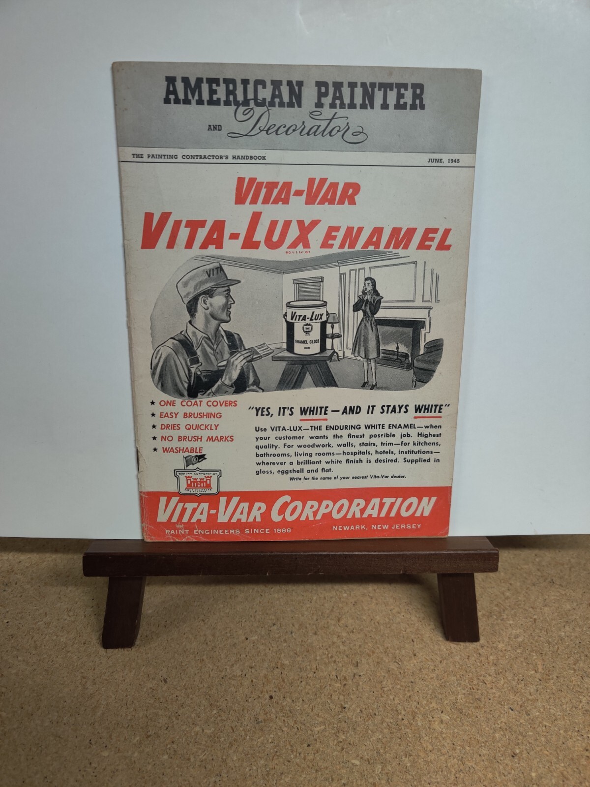 American Paint JOURNAL June 1945 VOL 22 NO 6, AMERICAN Painter And Decorator
