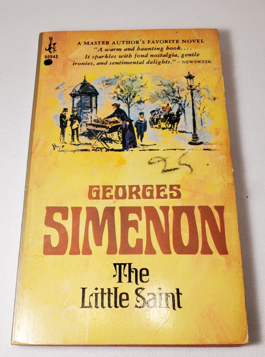 Georges Simenon, The Little Saint, 1st Pocket Book PB, 1967 Good, PICS