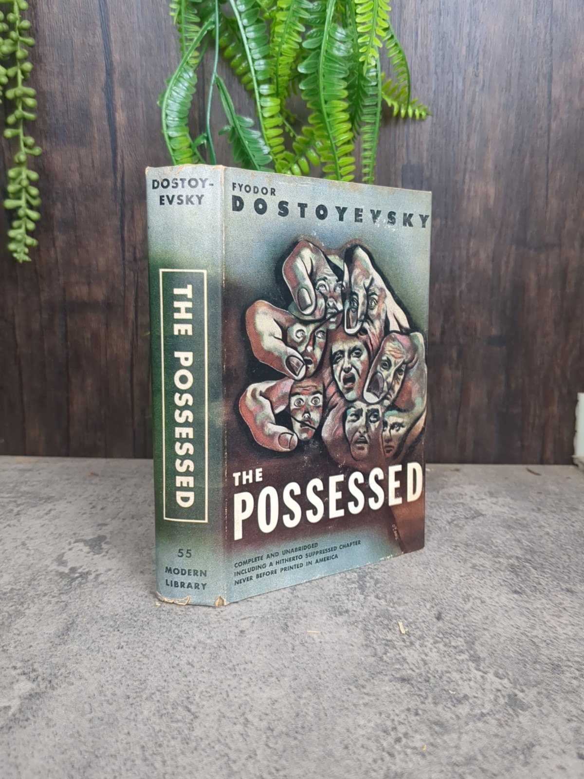 1930 The Possessed By Fyodor Dostoyevsky Modern Library Hardcover DJ Classics