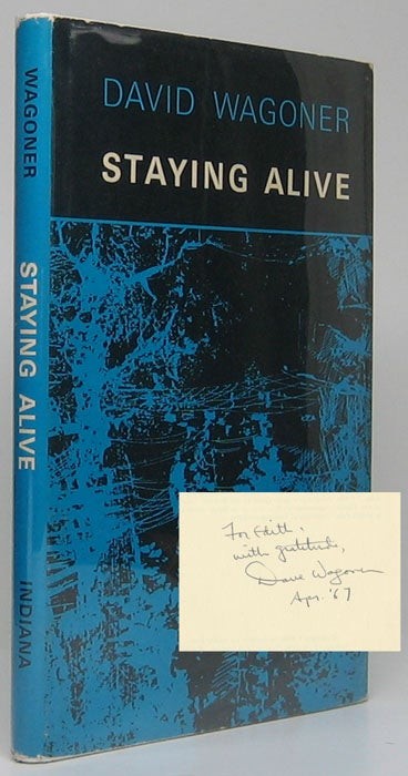 David WAGONER / Staying Alive Signed 1st Edition 1966