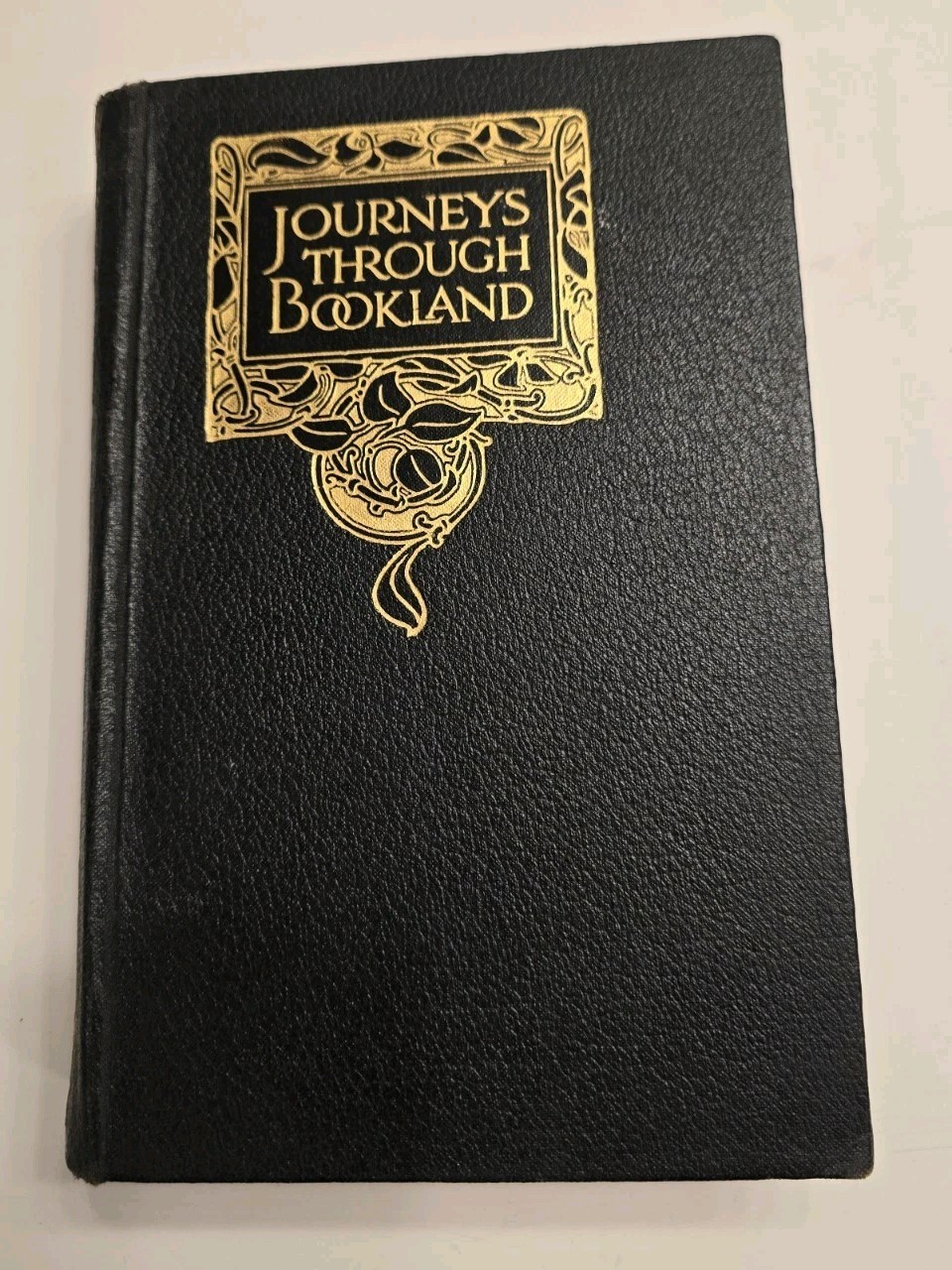 Journeys Through Bookland Vol V Charles H. Sylvester Antique 1910s Gilt