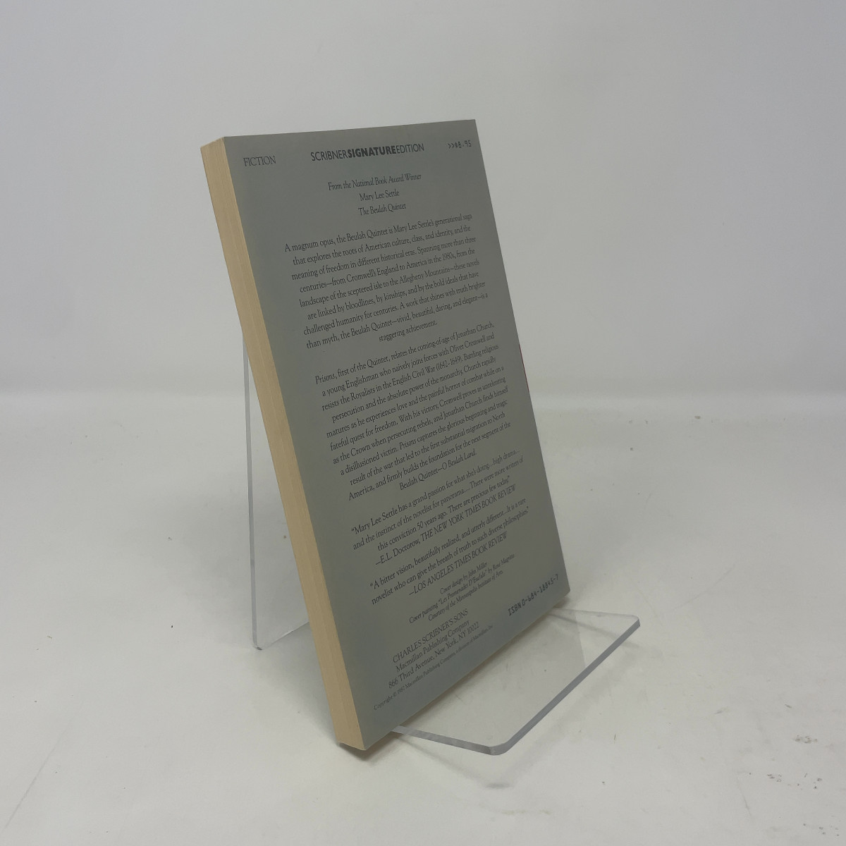 Prisons by Mary Lee Settle PB First Thus Very Good 1987