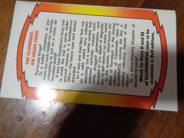 ILLUMINATUS Trilogy Robert Anton Wilson: Shea stated First print DELL vguc PBO’s