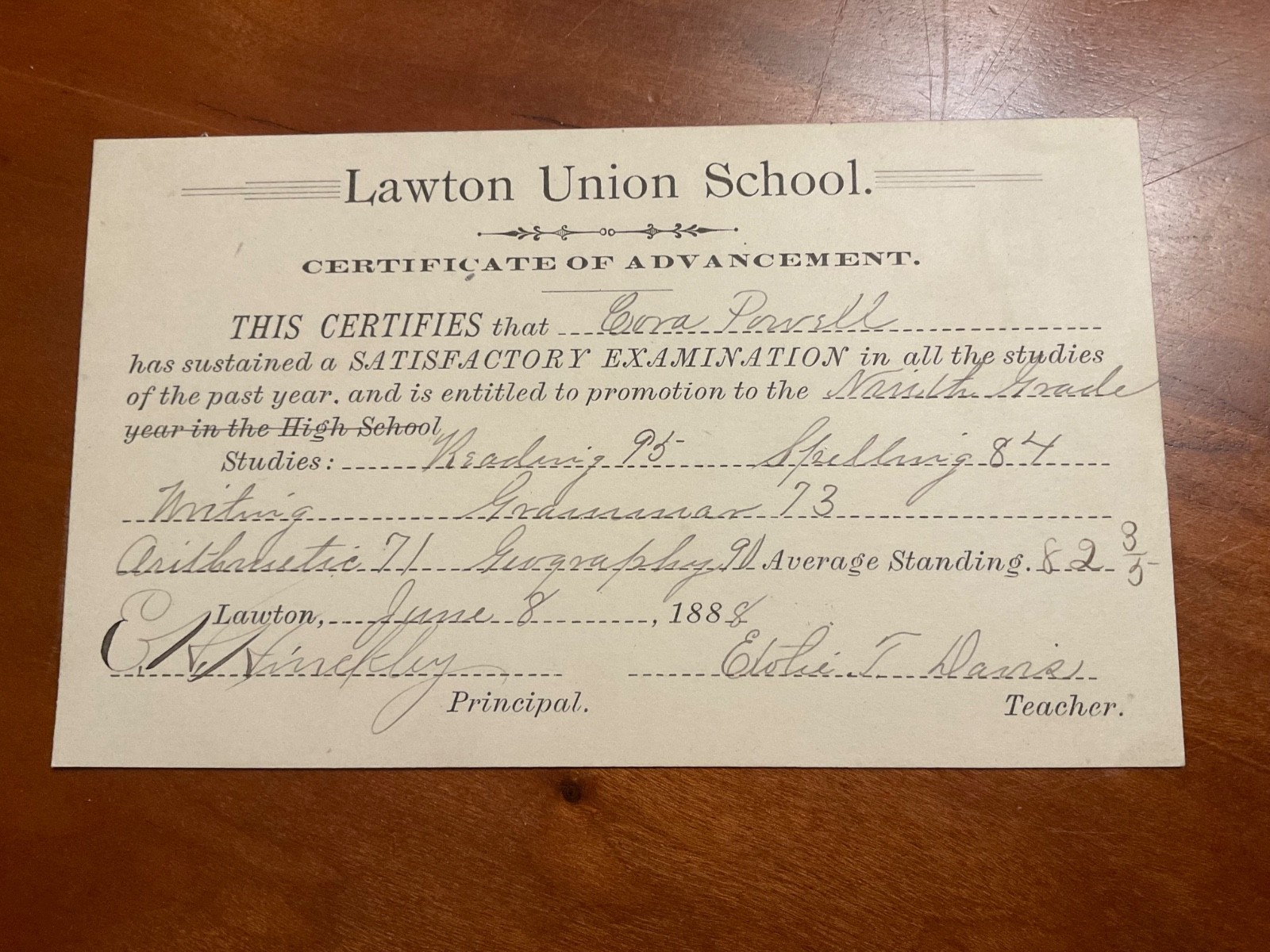 1875 THE GRADED SCHOOL FIFTH READER – T W HARVEY Lawton, Michigan w/1888 Cert!
