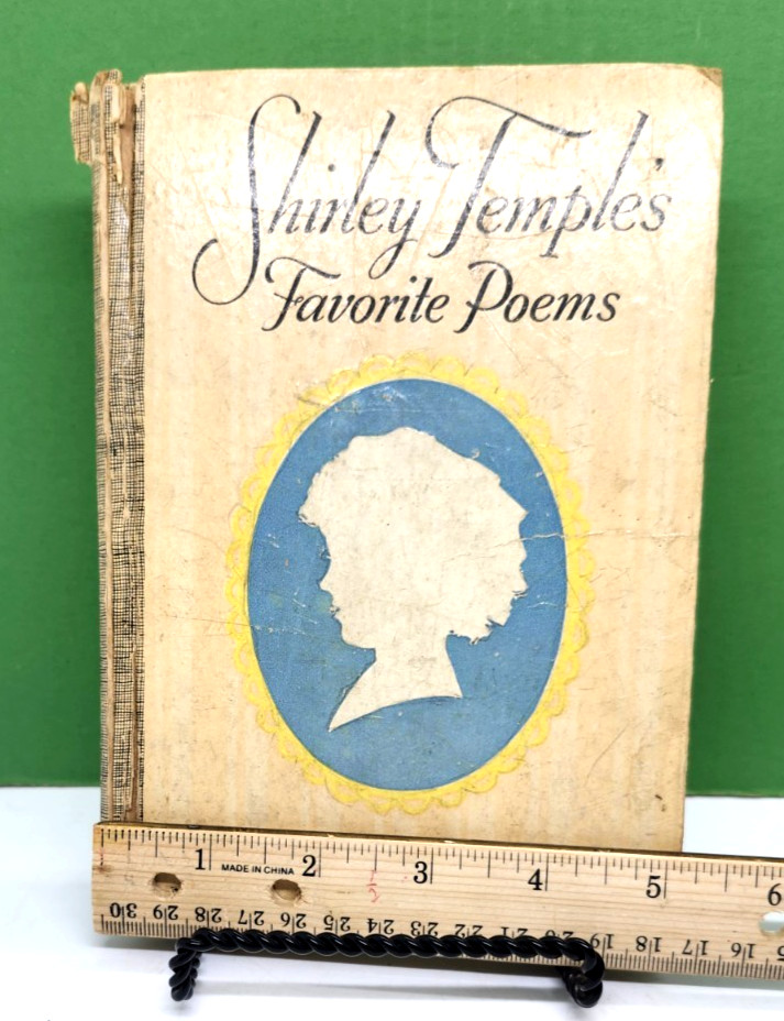 Shirley Temple’s Favorite Poems HC Book 1936 Original Missing Pages 1-18