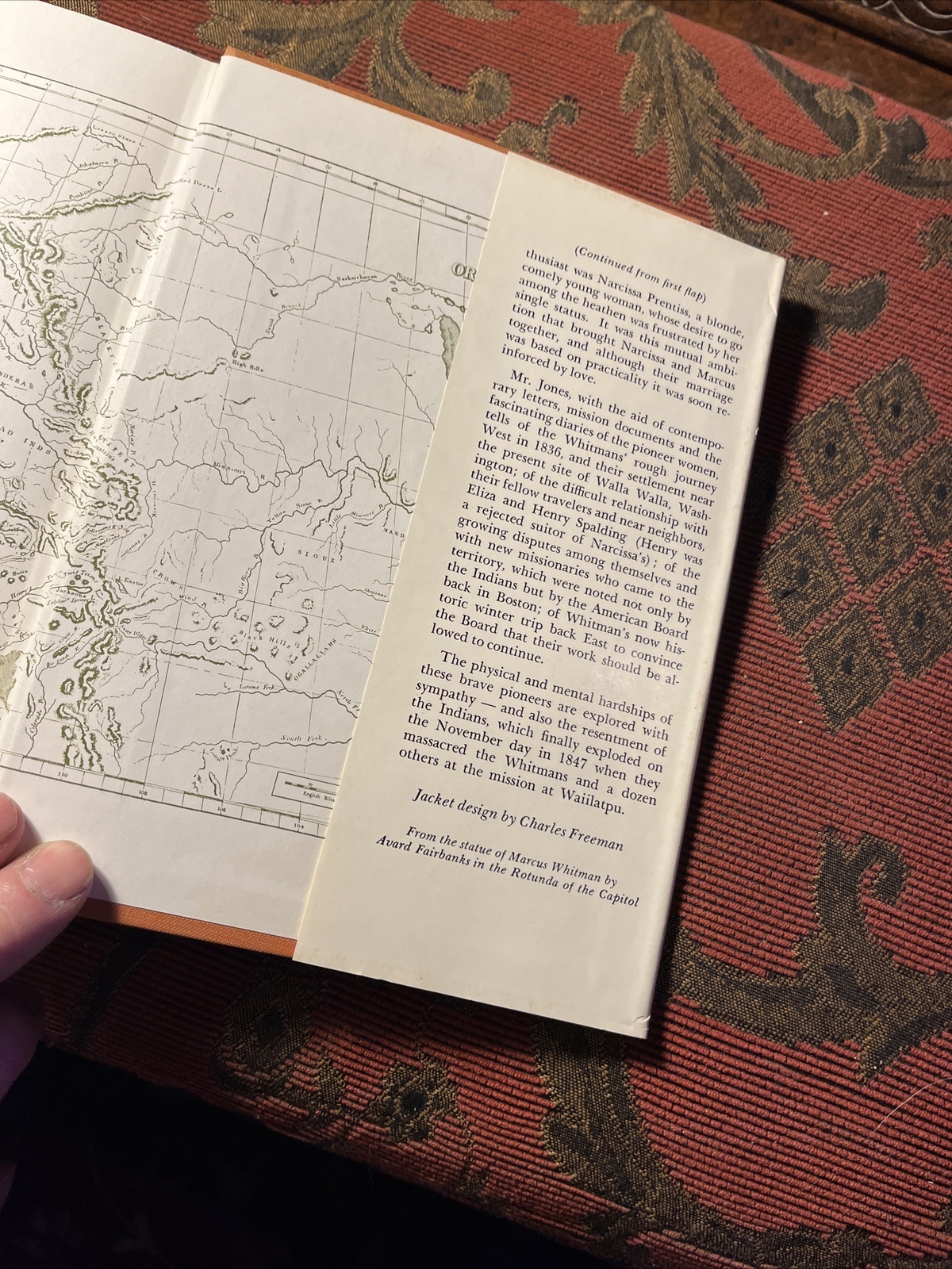 Marcus Whitman: The Great Command By Nard Jones 2nd Ed 1968 HC DJ
