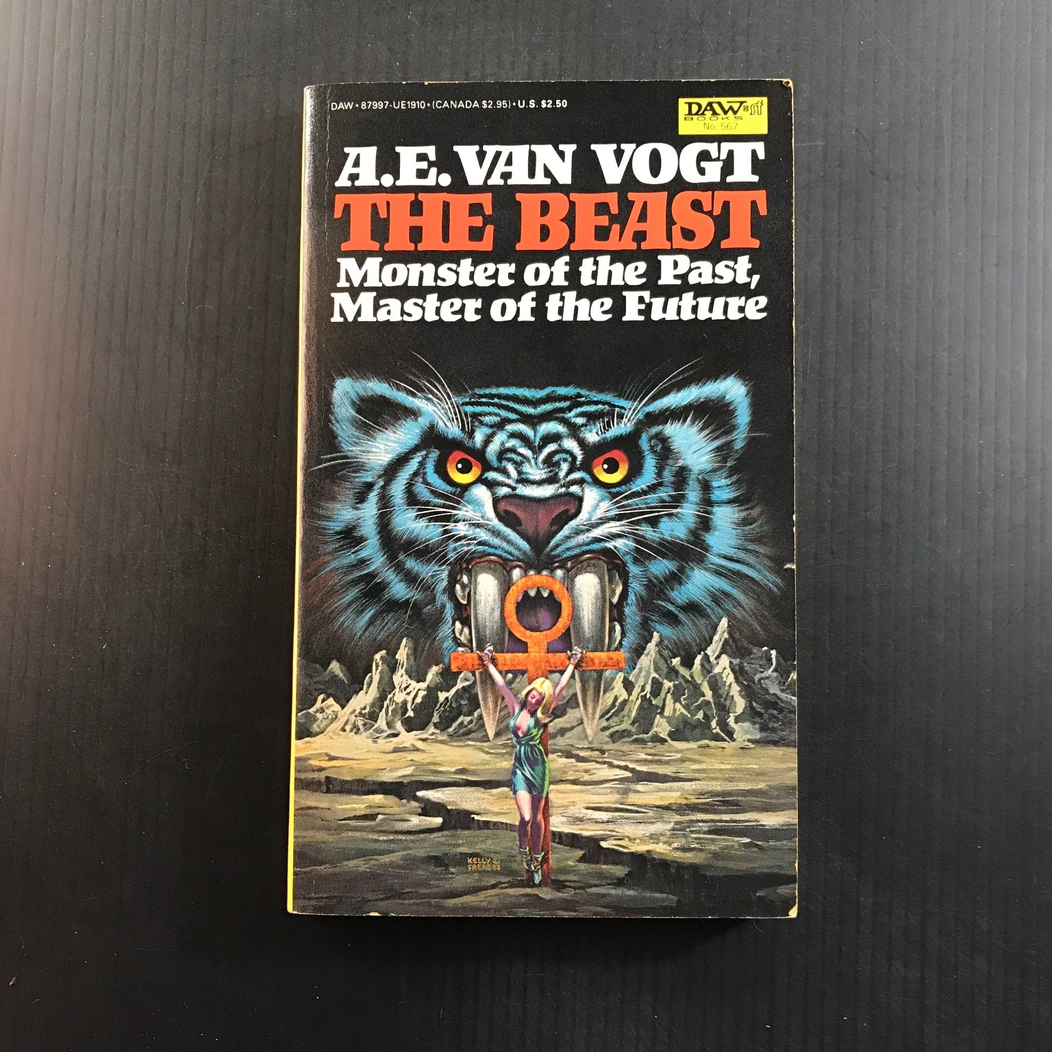 THE BEAST Monster Past Future A.E. Van Vogt 1984 First DAW Printing Sci-Fi