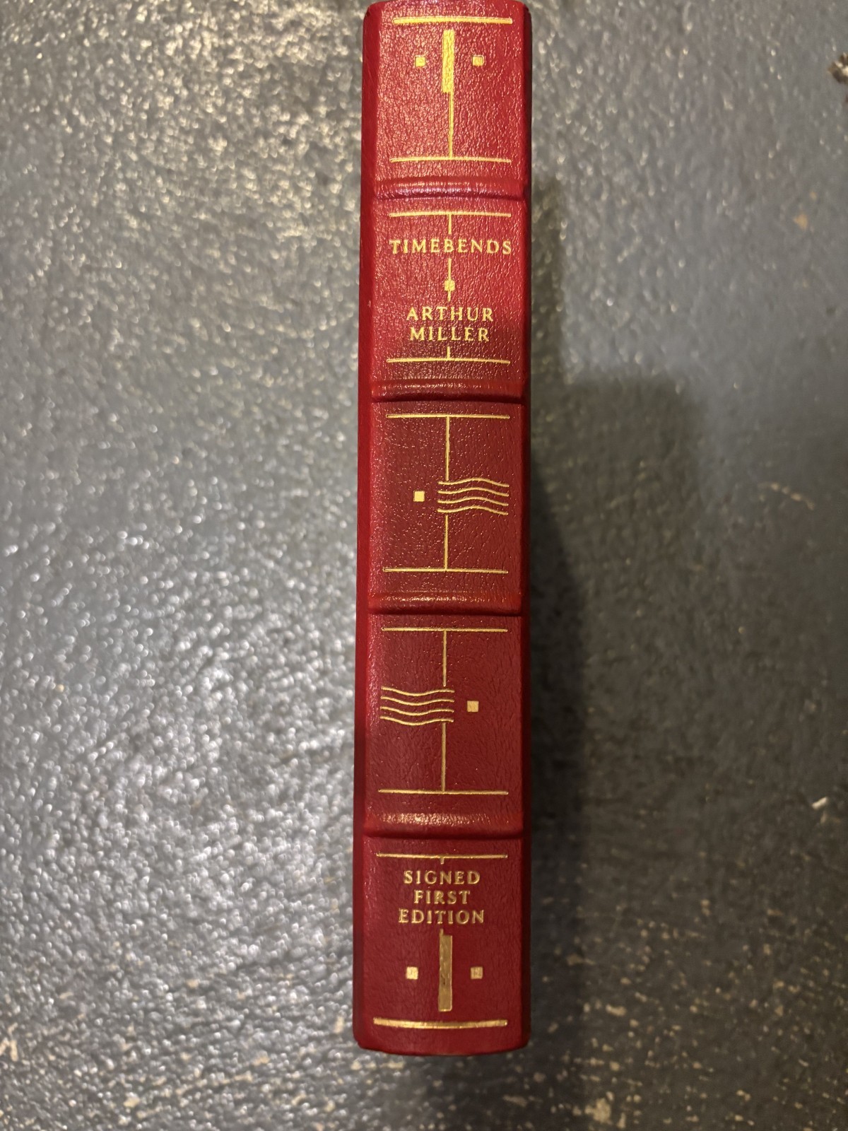 Arthur Miller Timebends Signed First Edition Franklin Library