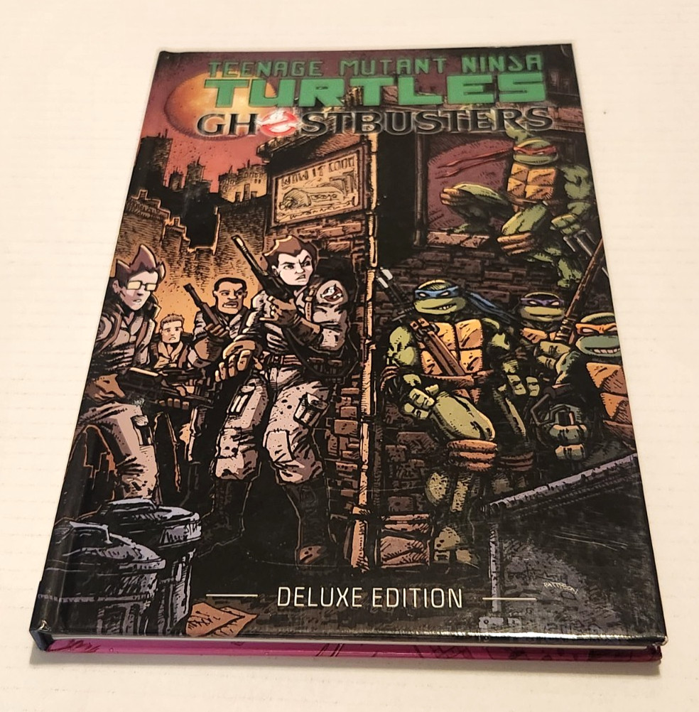 Teenage Mutant Ninja Turtles/ Ghostbusters Deluxe Edition TPB HC IDW! RARE!