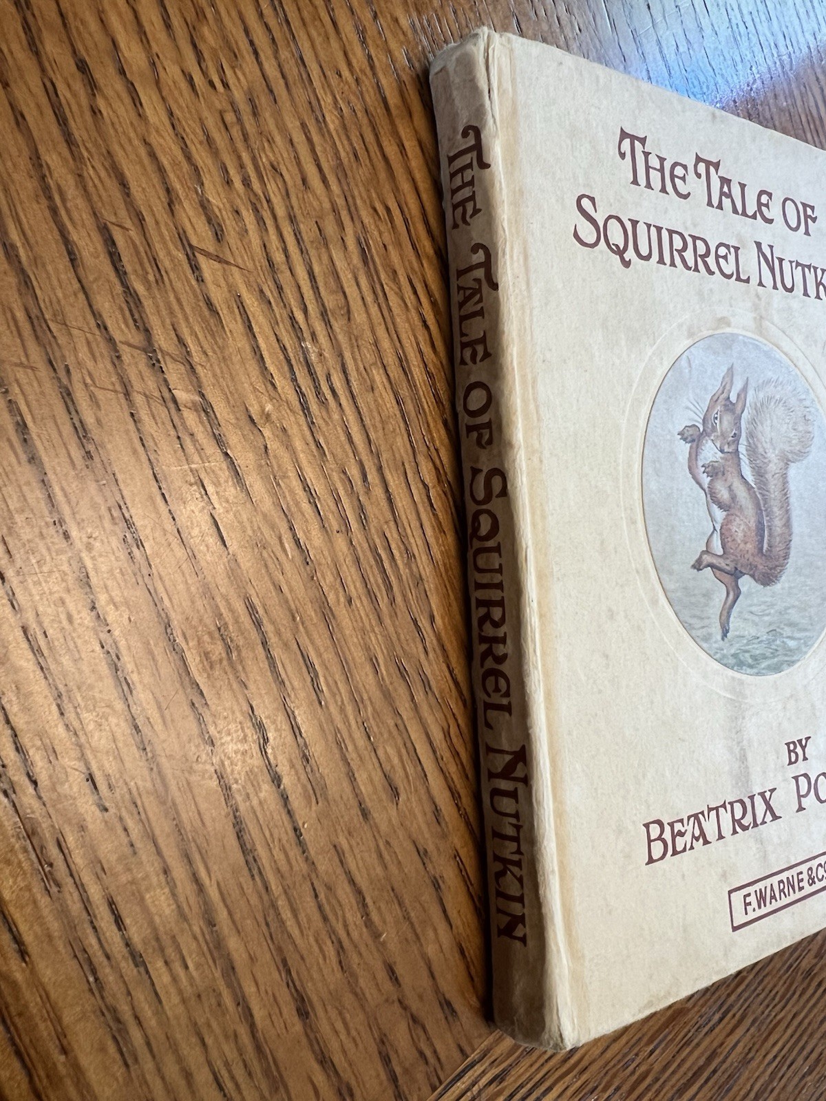Beatrix Potter Squirrel Nutkin 1920 Antique Hardcover Frederick Warne Rare