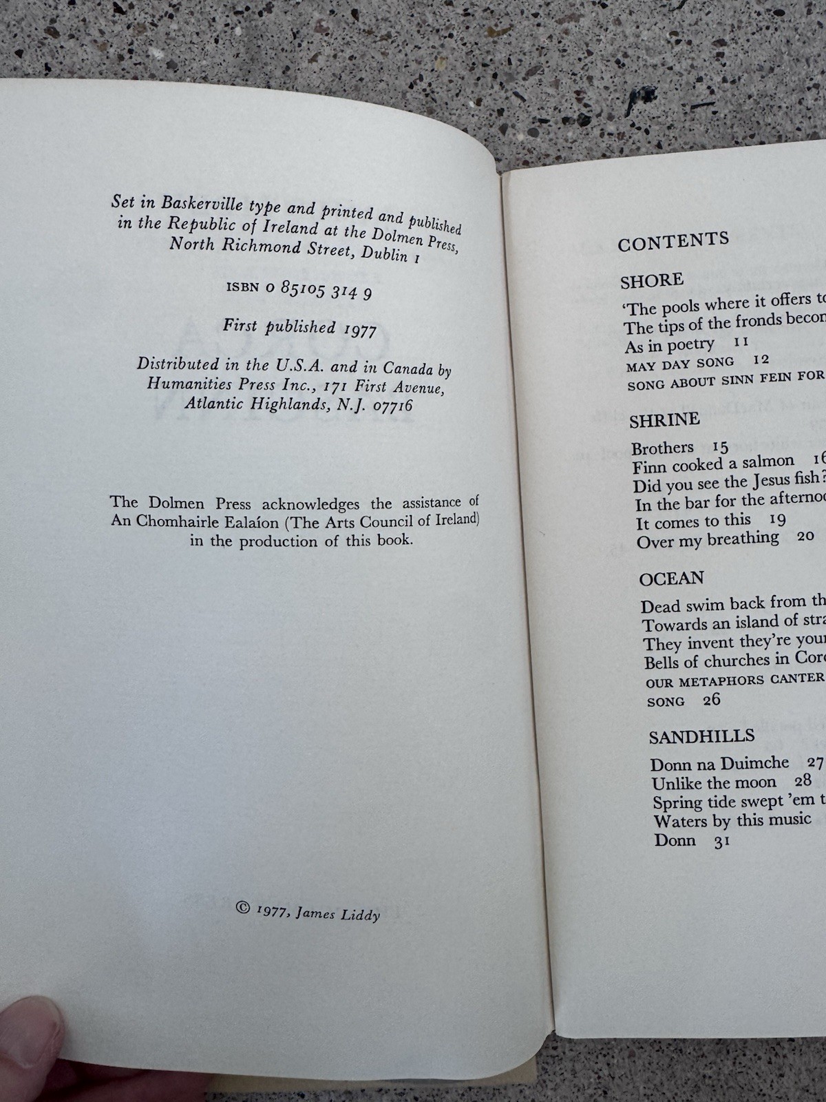 James Liddy Poetry Bundle – 3 First Editions (White Rabbit, Dolmen, Capra Press)