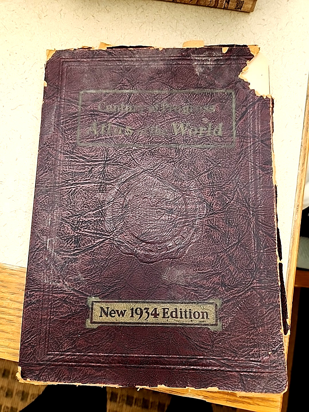 Vtg Atlas of the World Century of Progress 1934 World’s Fair Edition Lloyd Smith