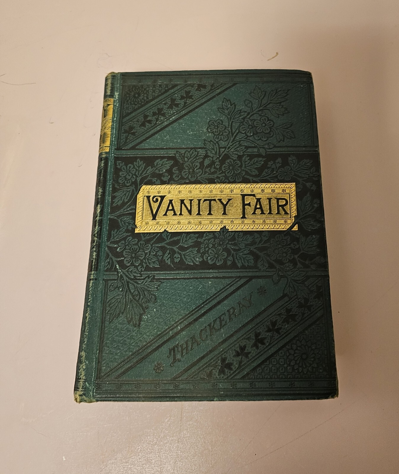 VANITY FAIR A NOVEL WITHOUT A HERO WILLIAM M. THACKERAY ***ANTIQUE XIX CENTURY**