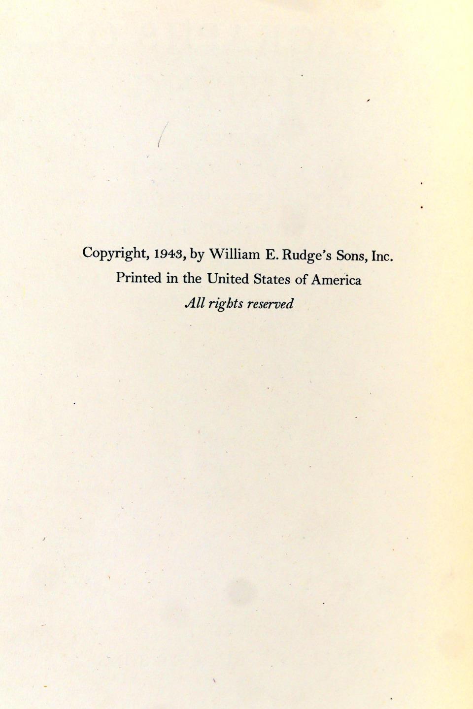 Bruce Rogers Signed Large Paper Edition 1943 Paragraphs on Printing Hardcover