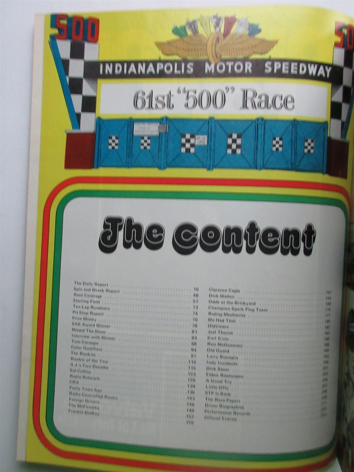 1977 Indianapolis 500 Carl Hungness softcover Yearbook