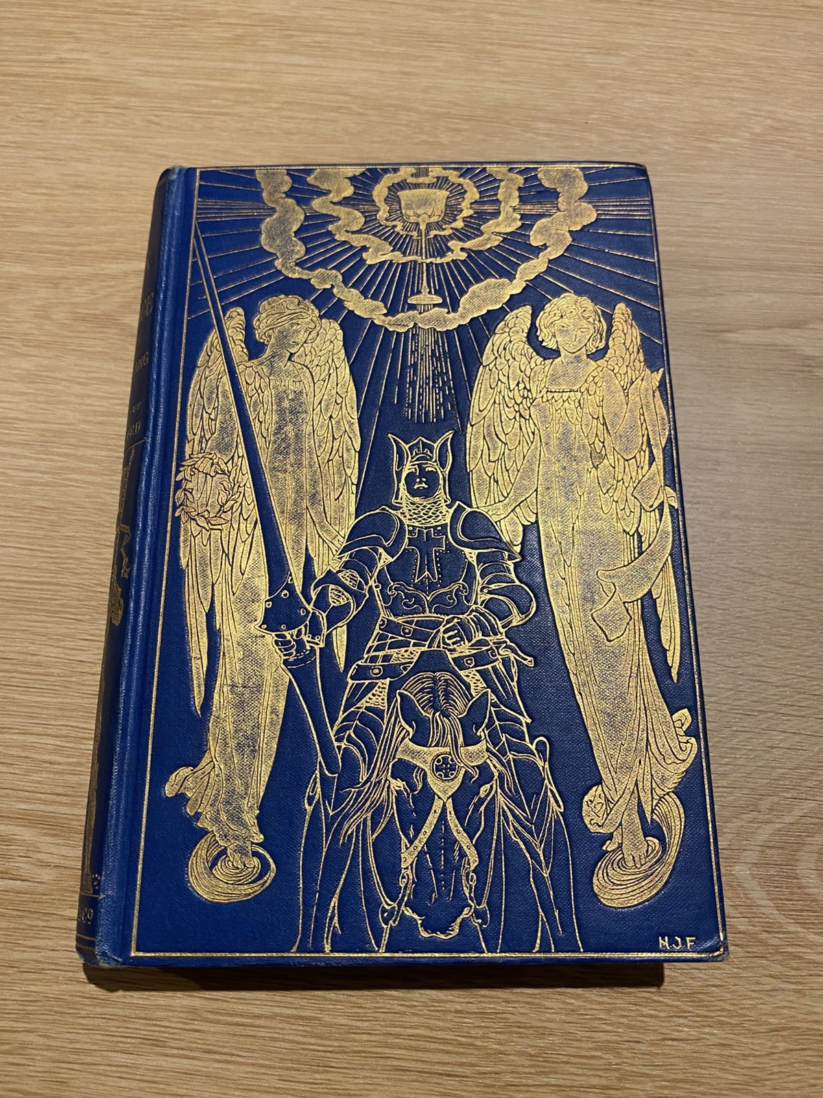 1903 The Book of Romance Andrew Lang H.J. Ford Gilt Blue Hardcover Antique