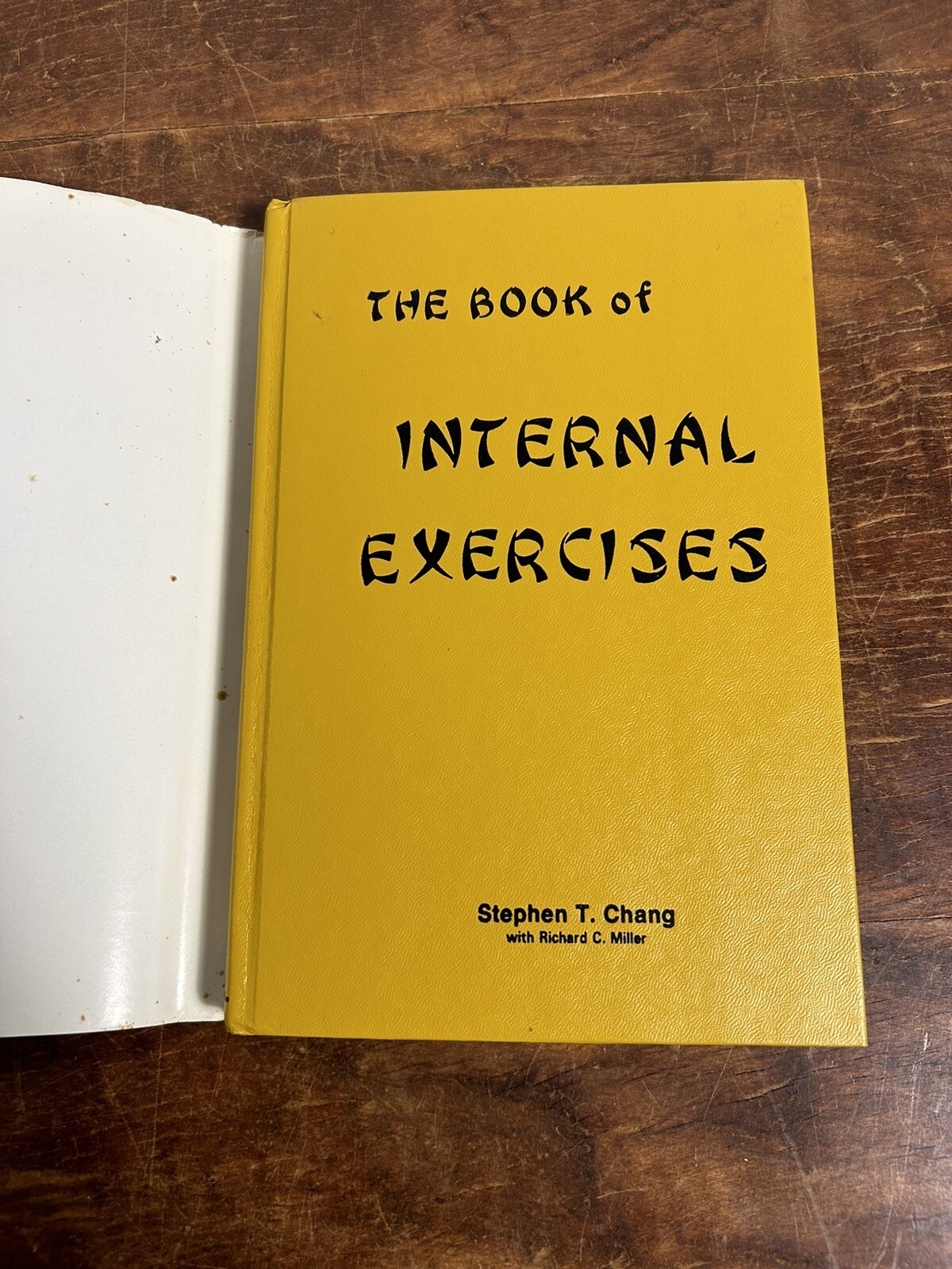 Stephen T Chang / The Book of Internal Exercises 1978 HCDJ 1st Edition Yoga
