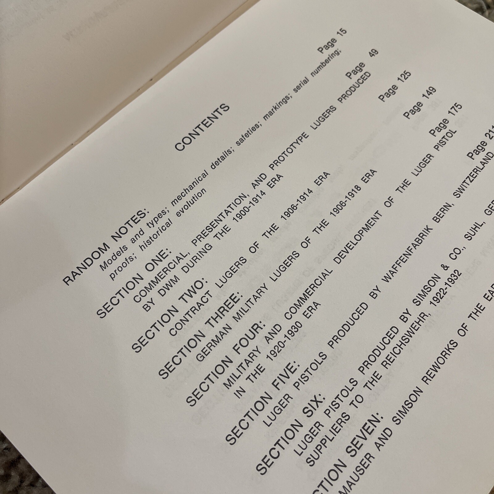 1990 Revised Edition Lugers At Random By Charles Kenyon Jr. & Handgun Press