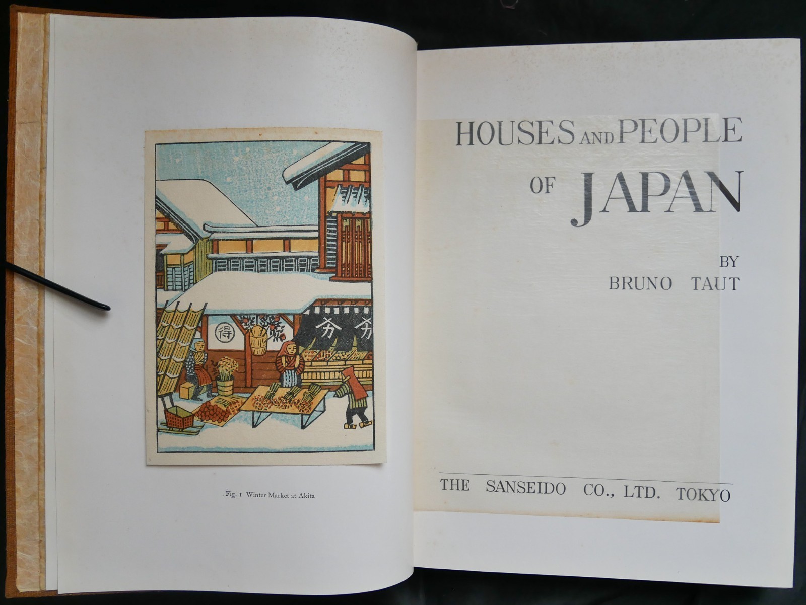 Houses and People of Japan by Bruno Taut 1937 Illustrated