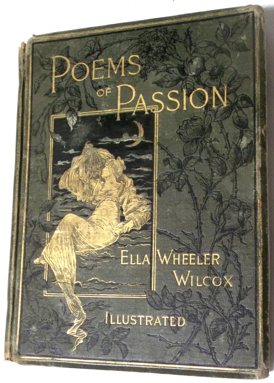 RARE 1888 Belford Clarke Pub „Poems of Passion“ Ella Wheeler Wilcox Deluxe Ed Hb
