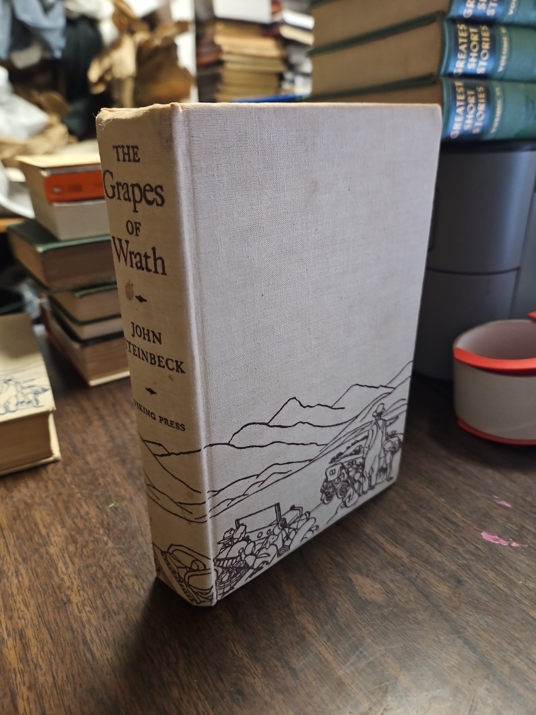 The Grapes of Wrath, John Steinbeck, The Viking Press, 1958 HC