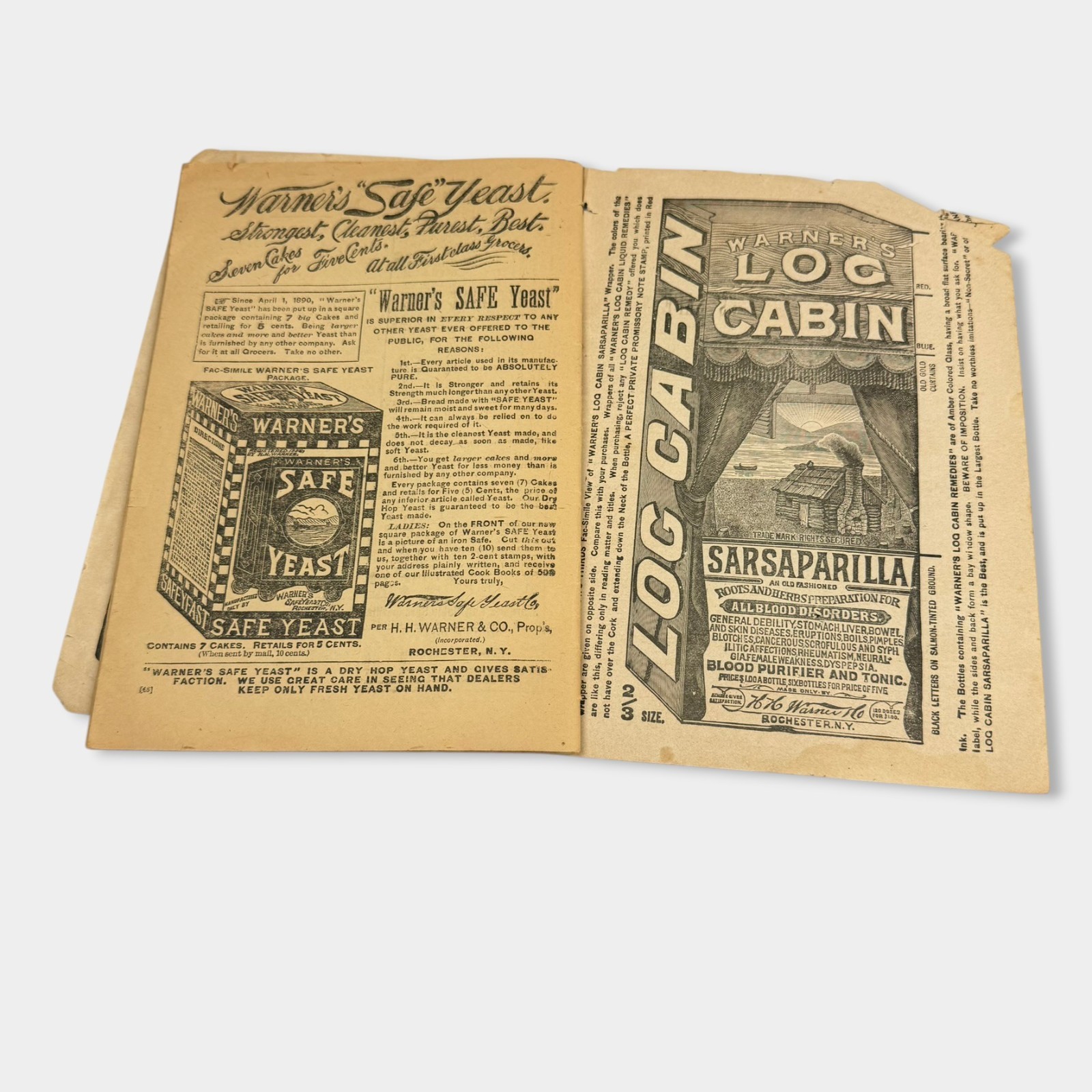 Victorian Almanac Lot 1885 1886 1889 1891 Handwritten Notes & Ads