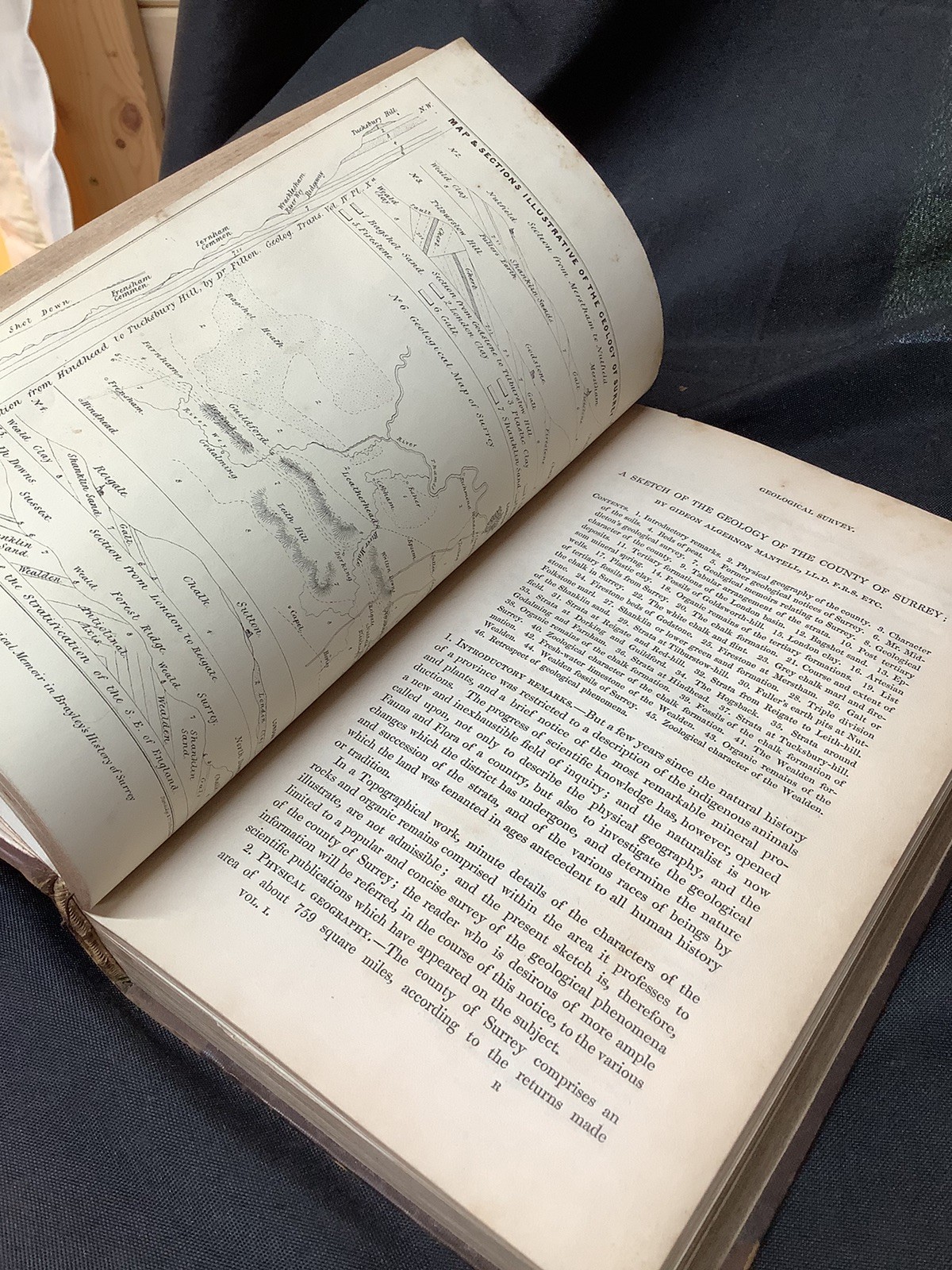Vol.1 Only 1841 Topographical History Of Surrey By Brayley HB