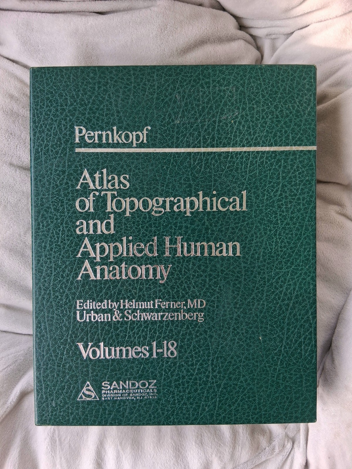Penkopf Atlas of Topographical and Applied Human Anatomy Volumes 1-18
