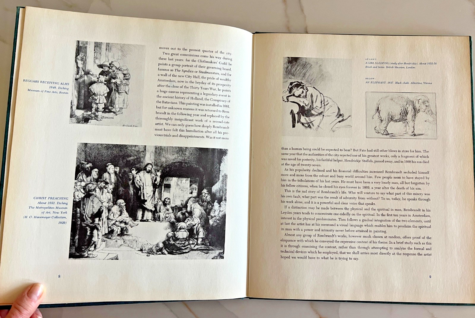 Great Art of the Ages 2 Lot Rembrandt Goya Koehler Wight Hardback Very good