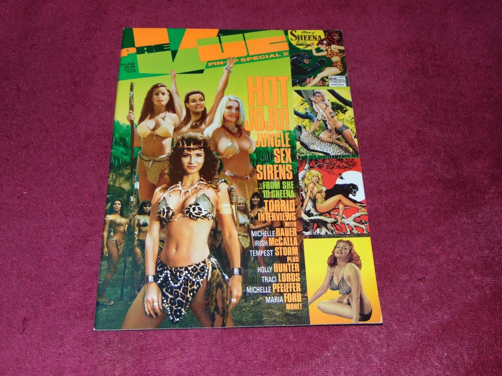 „MEDIASCENE PREVUE PIN-UP SPECIAL 2“ AUGUST/OCTOBER 1994 MAGAZINE