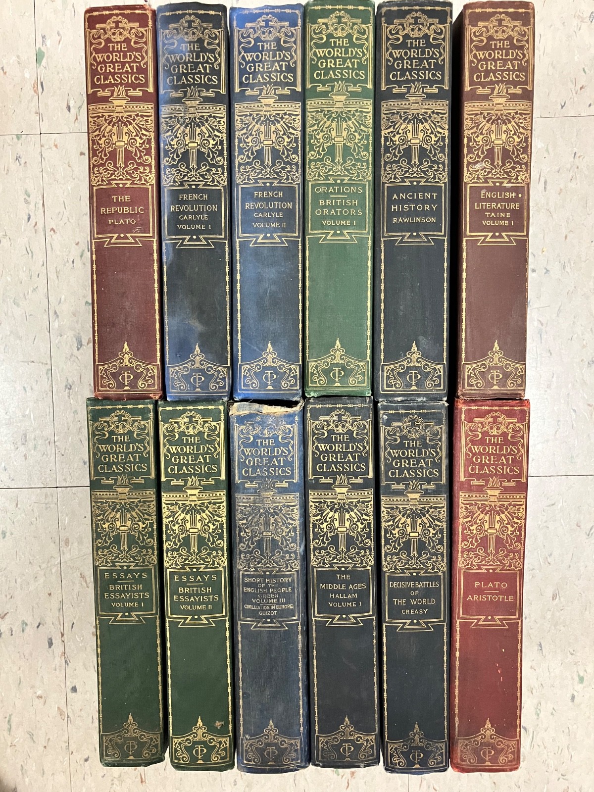 The World’s Great Classics, Set of 12, Colonial Press, 1900