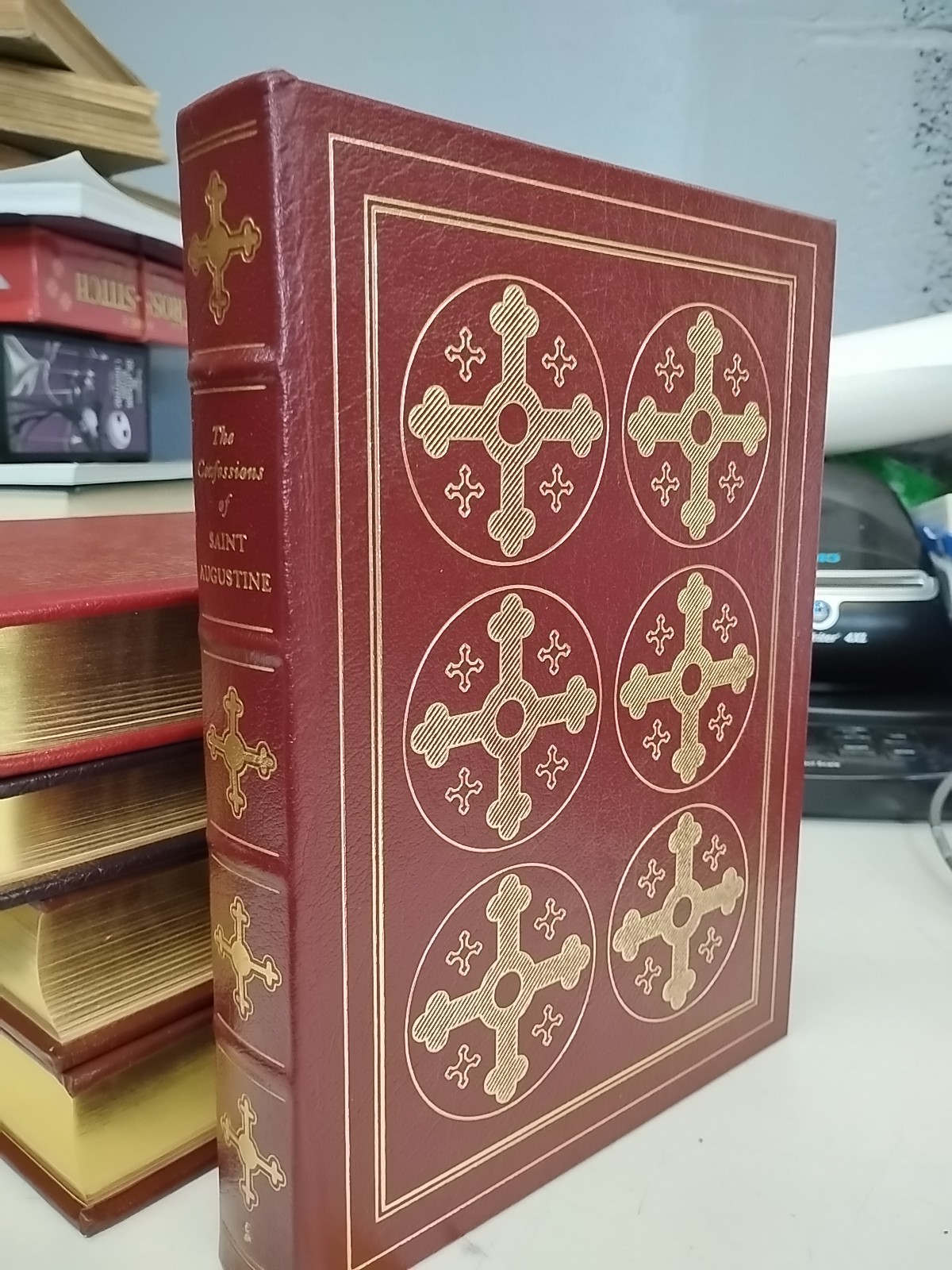 The Confessions of Saint Augustine Easton Press Leather 1979