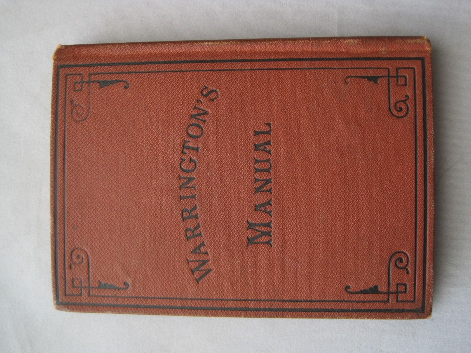 Warringtons Manual 1875 Vintage