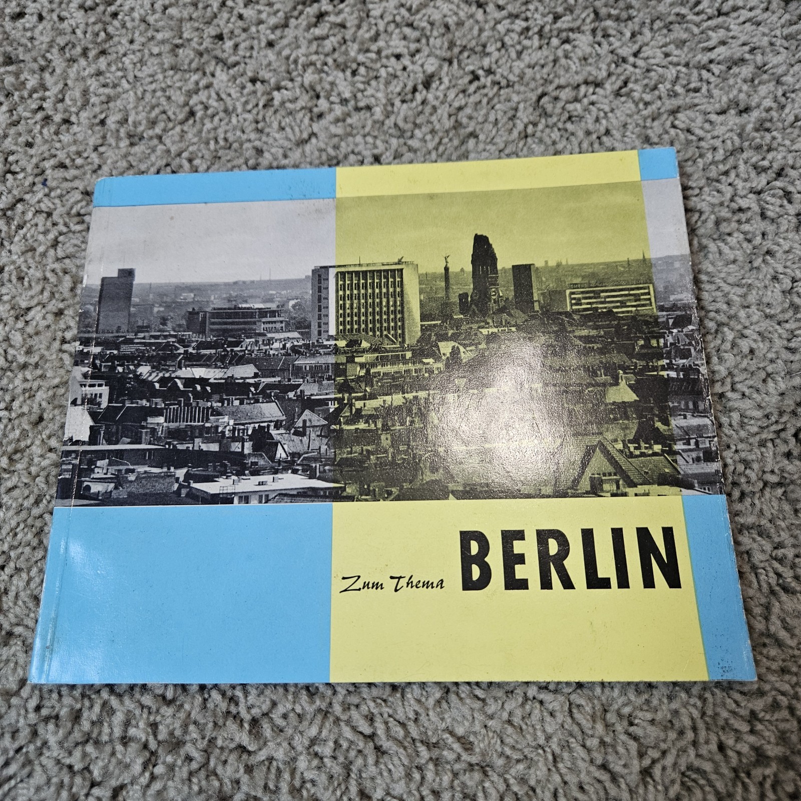 Vintage 1964 Zum Thema Berlin Book Horst Korber German History Booklet Rare