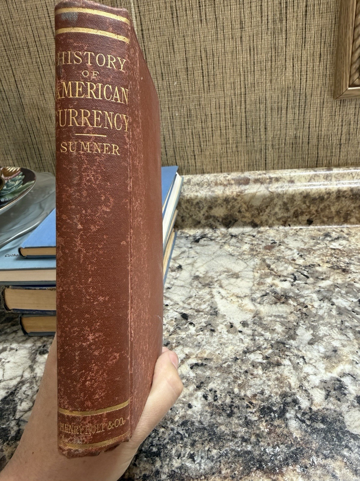 Henry Holt & Co. A History of American Currency 1884 Illustrated Hardcover