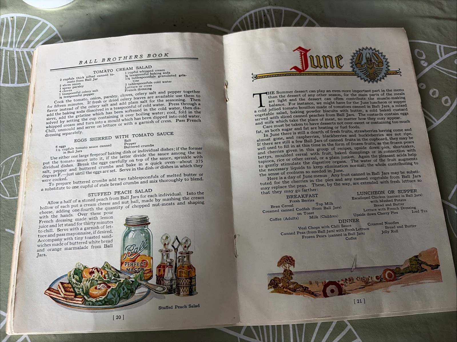 Ball Brothers Book ca. 1924 – How To Use The Foods You Can / As Is