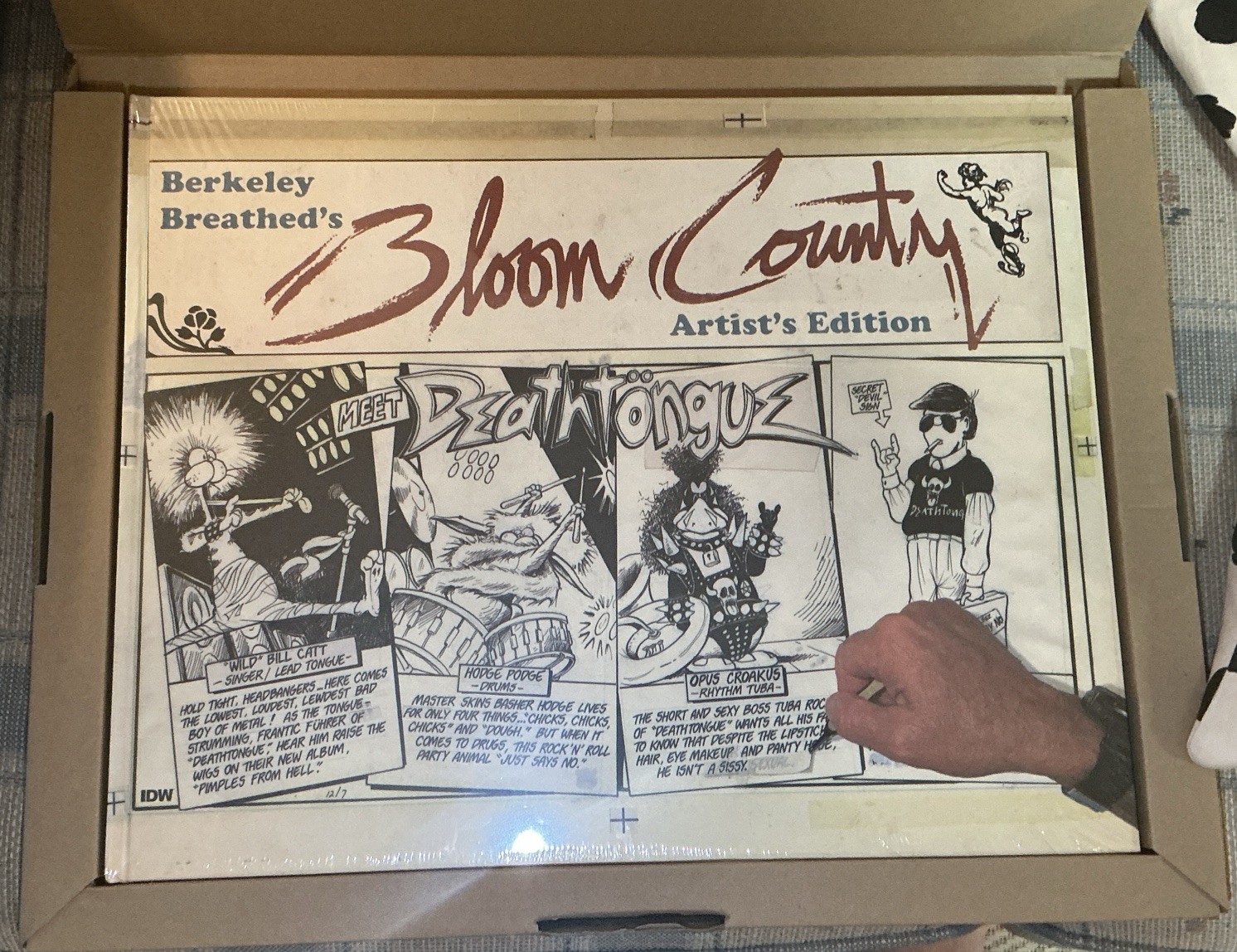 Bloom County Artists Edition Berkeley Breathed IDW Hardcover MINT SEALED w/ BOX