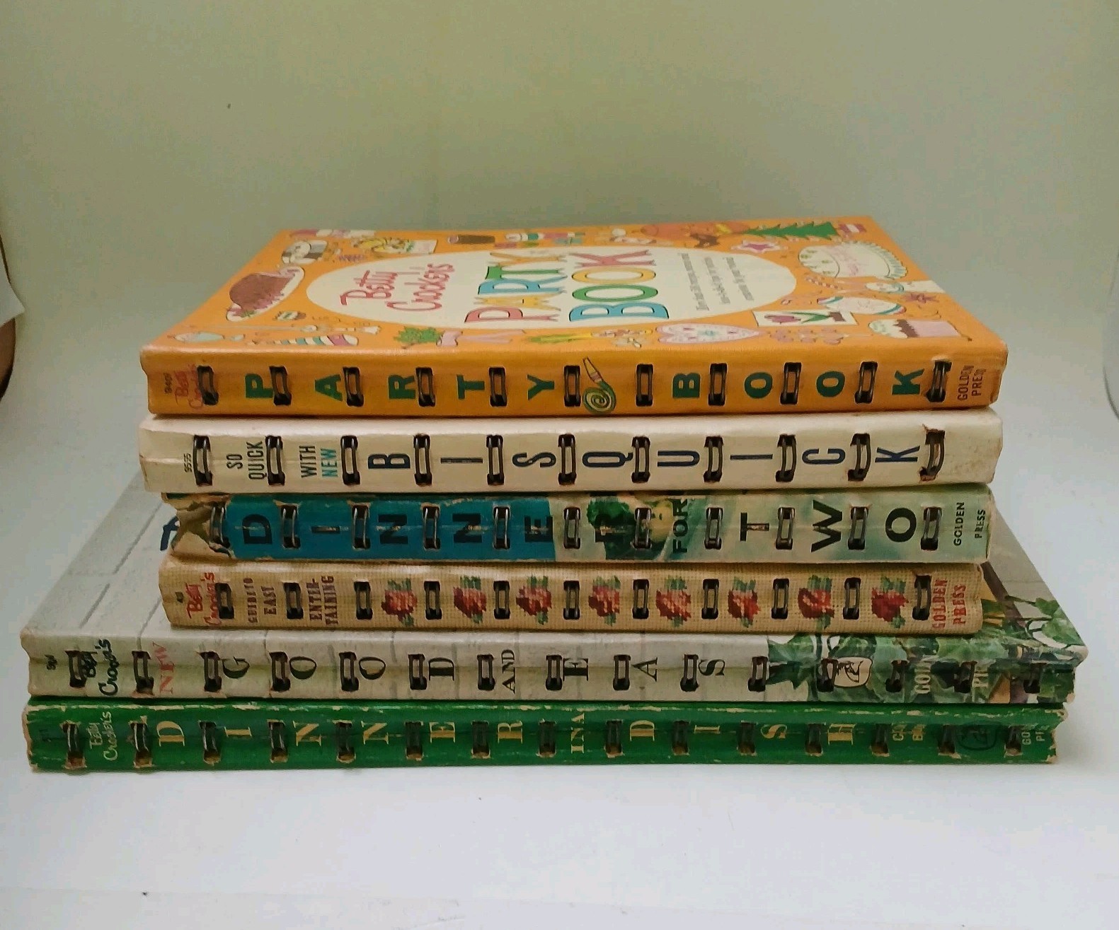 Vintage Betty Crocker Cookbooks Lot Party Entertaining Book Bisquick Dinner 60s