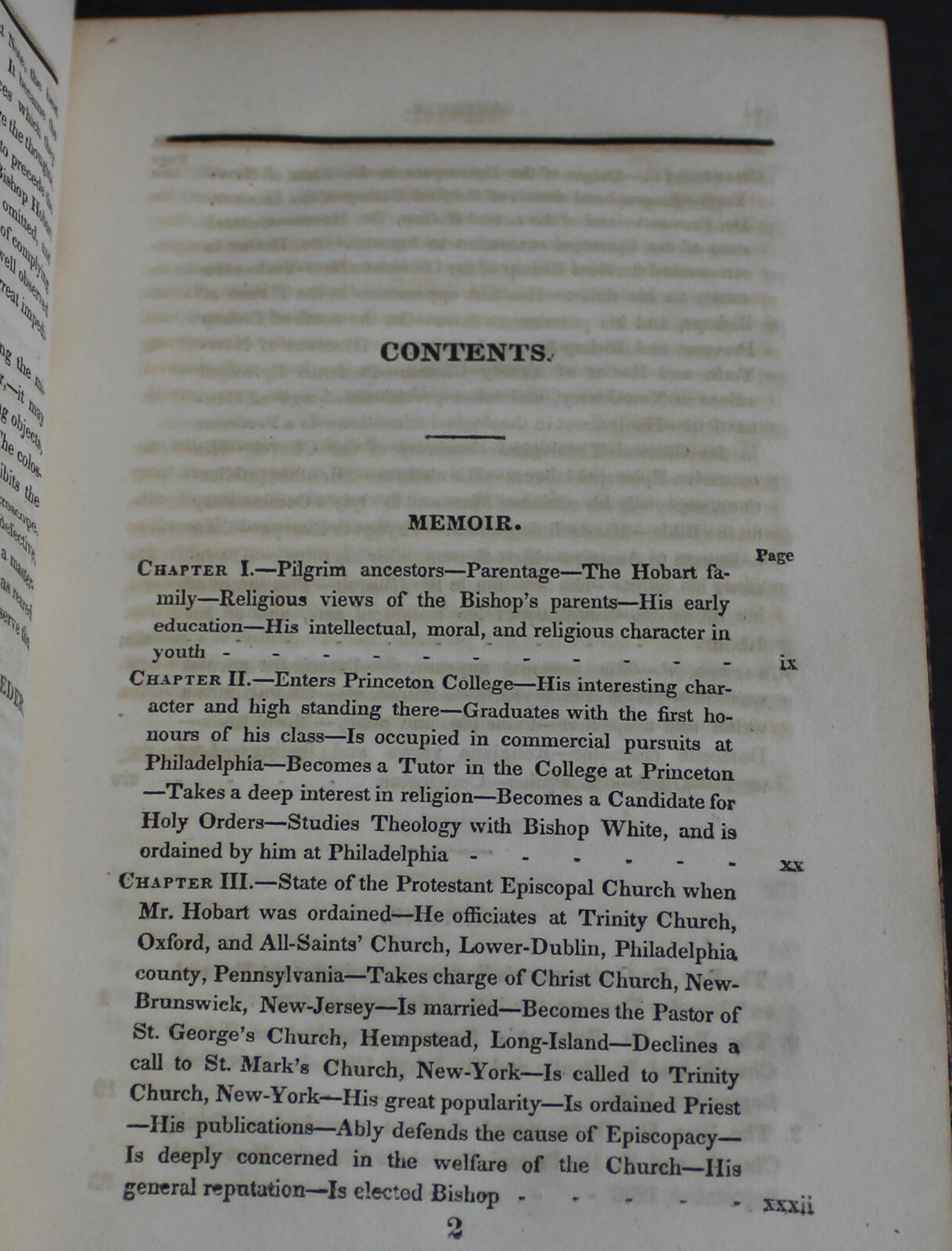 Antique Rare Old Book Memorial Bishop Hobart 1831 Sermons Scarce Religion