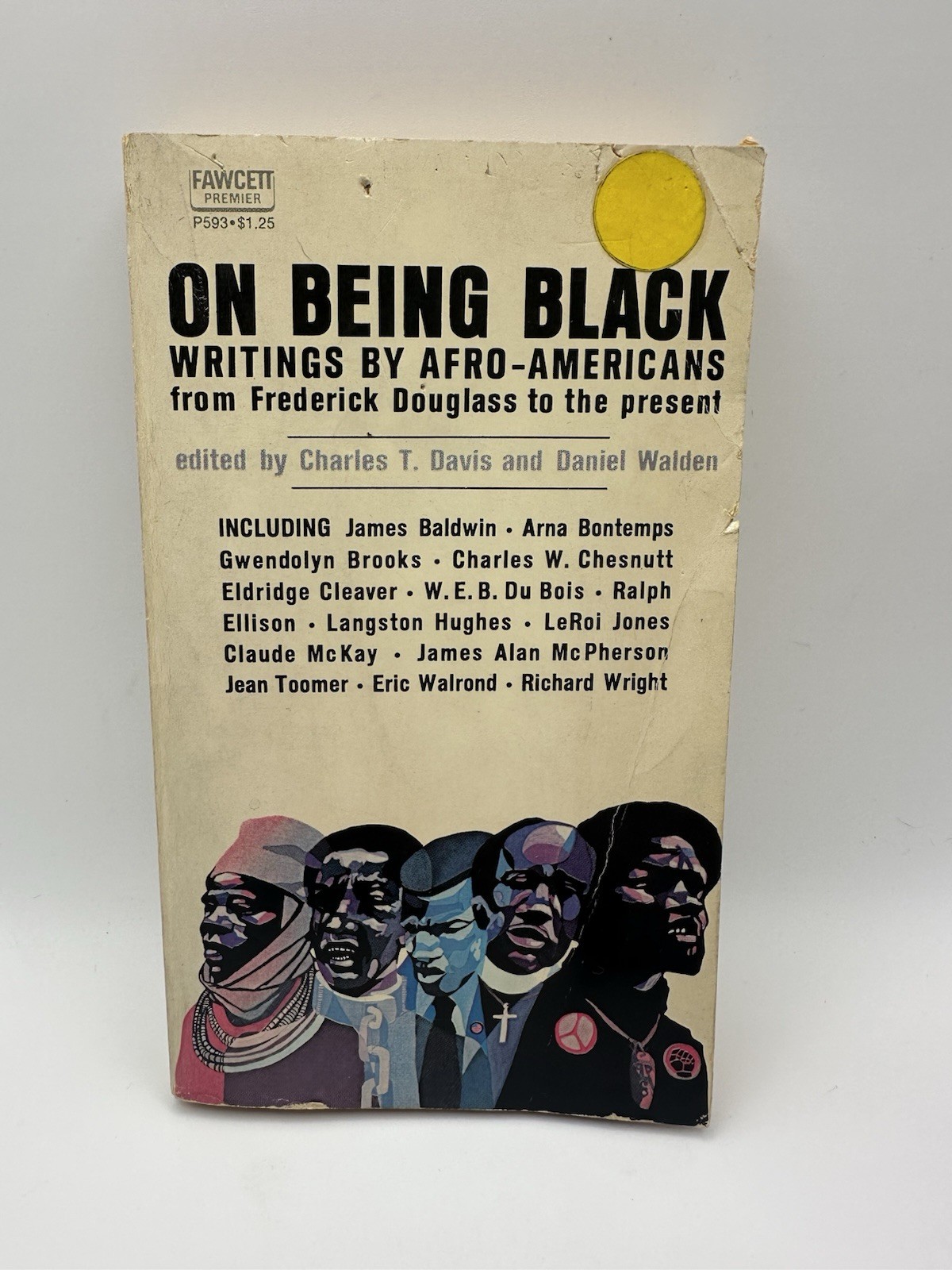 C. T Davis – On Being Black: Writings by Afro-Americans vintage paperback