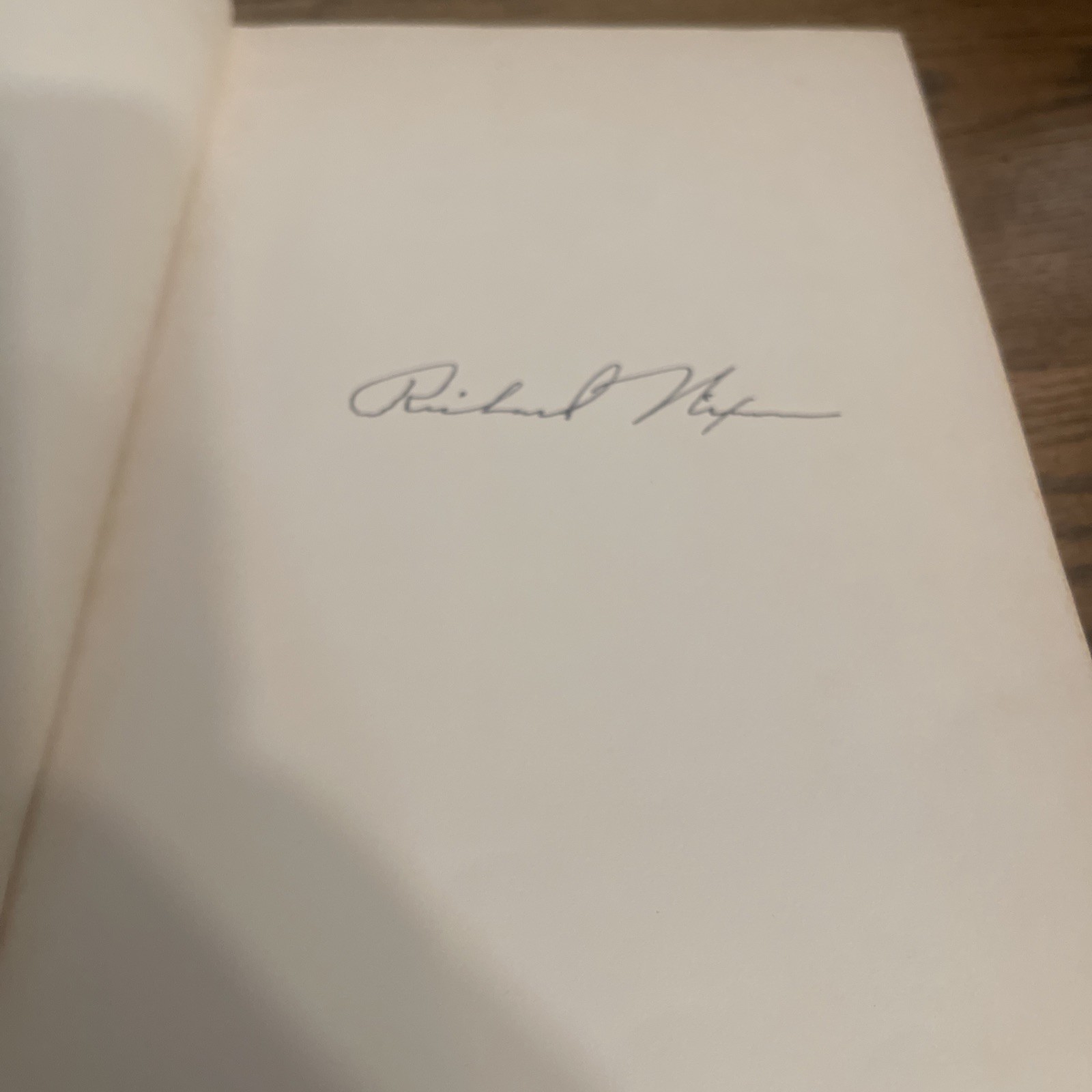 Six Crises Richard M. Nixon Signed First Edition 1962 Autopen Politics & History